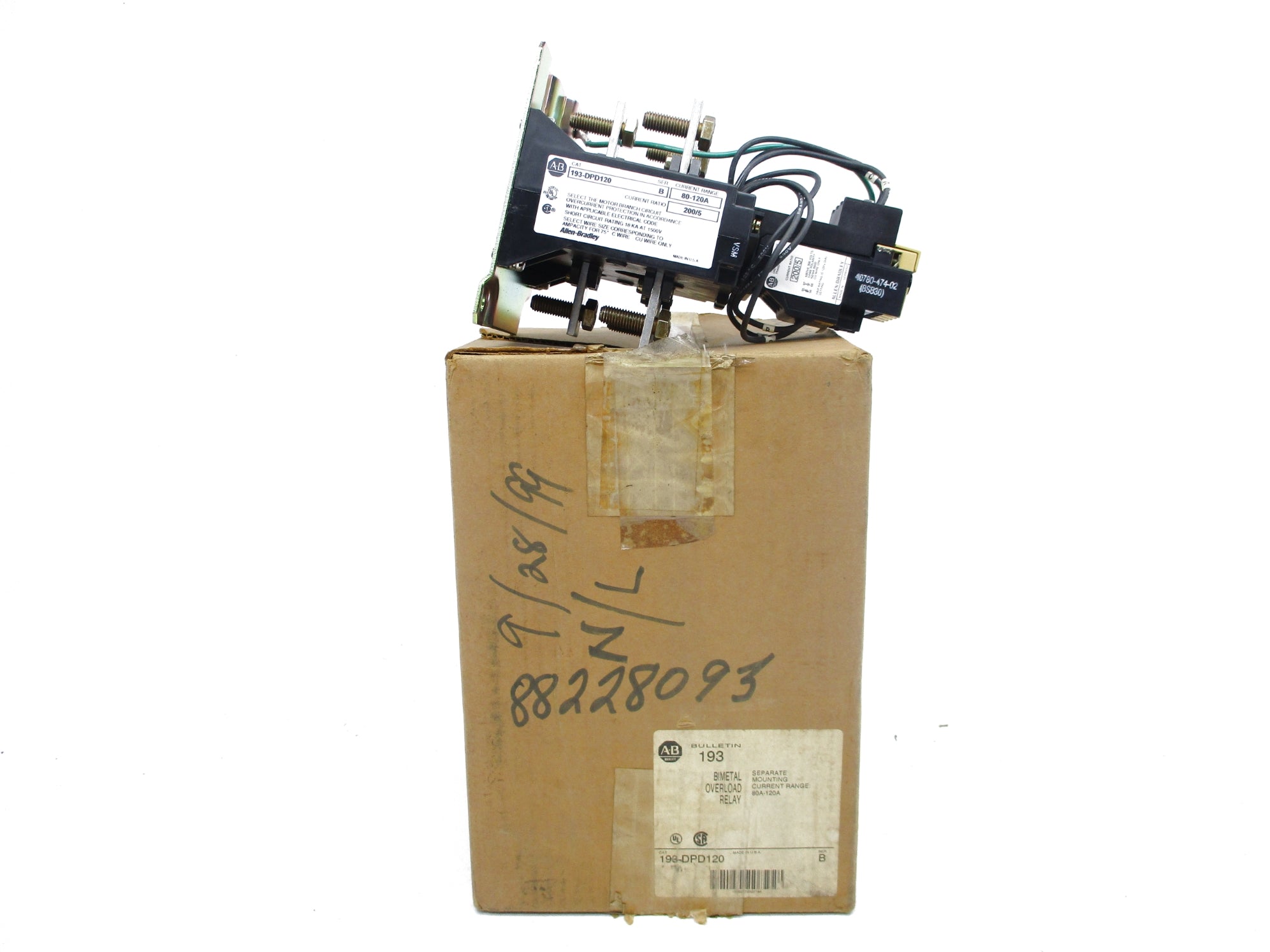 INDUSTRIAL SPARE PART 193-DPD120 SER. B 1500V 80-120A (BR/WH) NSMP