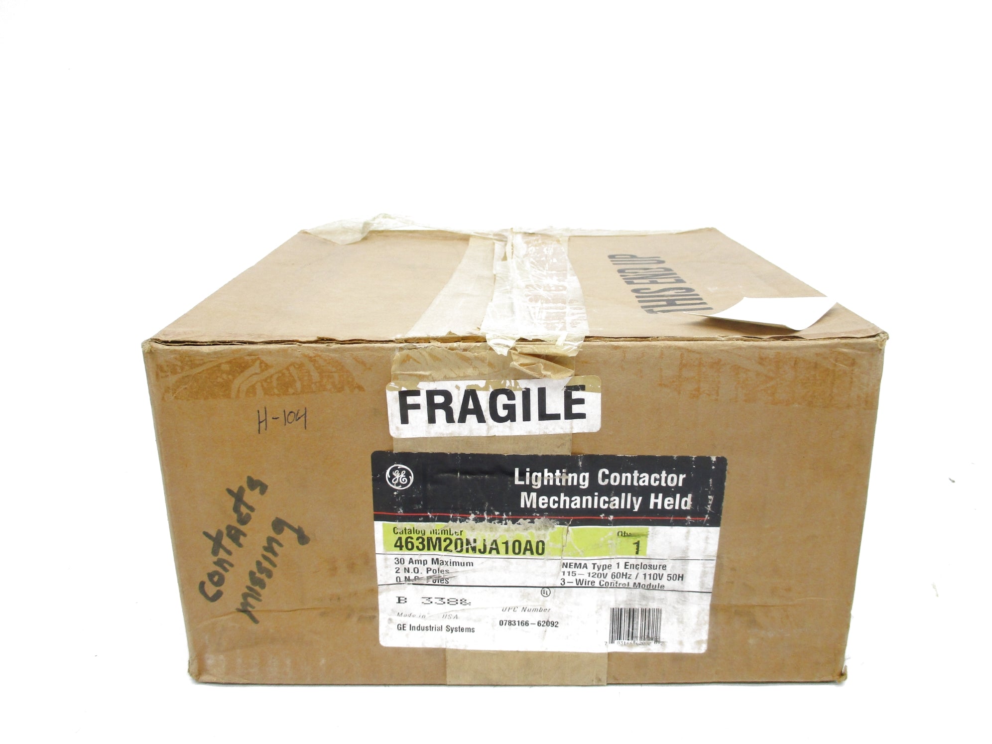 GENERAL ELECTRIC 463M20NJA10A0 120V NSMP