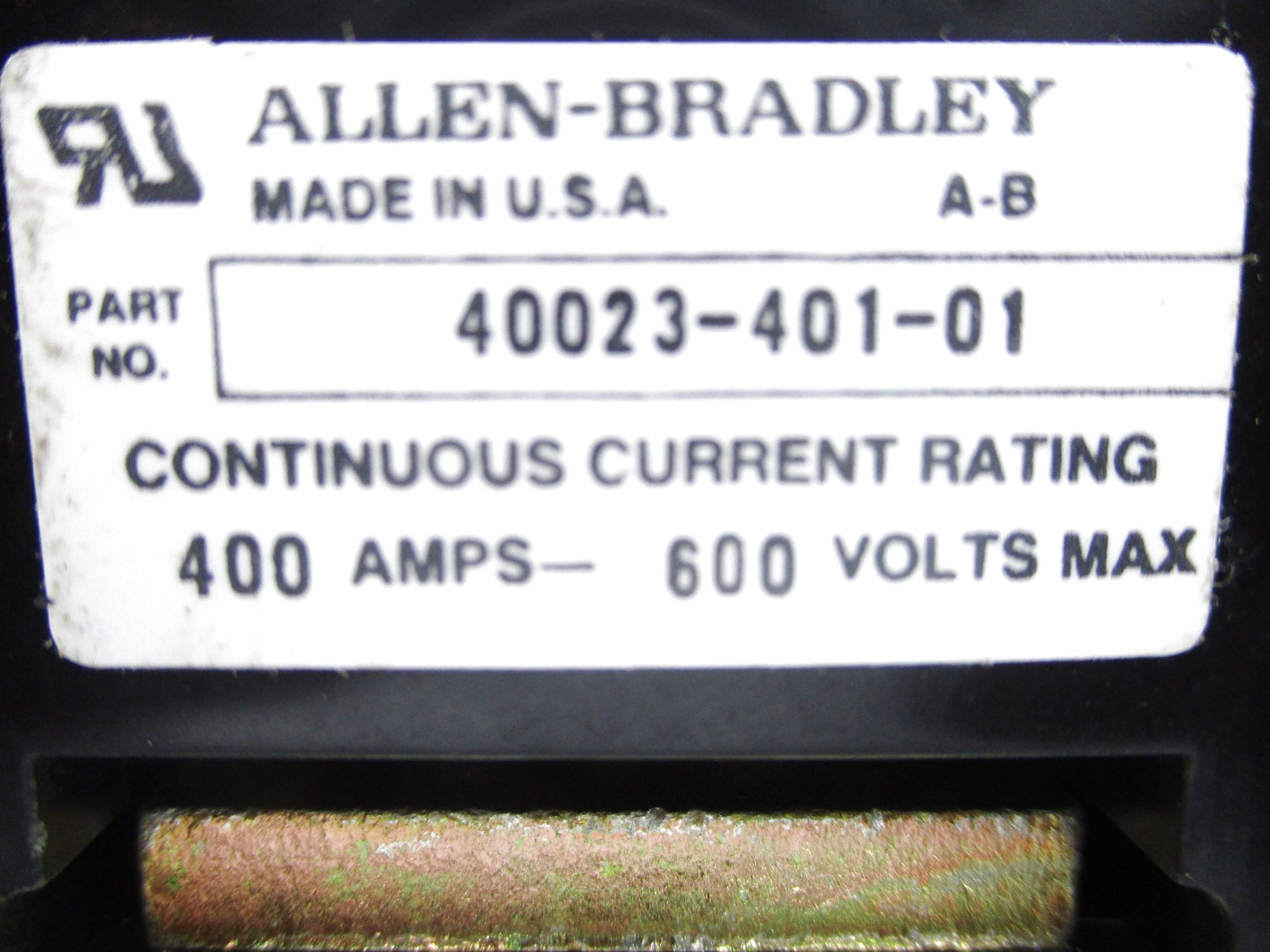 INDUSTRIAL SPARE PART 40023-401-01 600V 400A NSNP