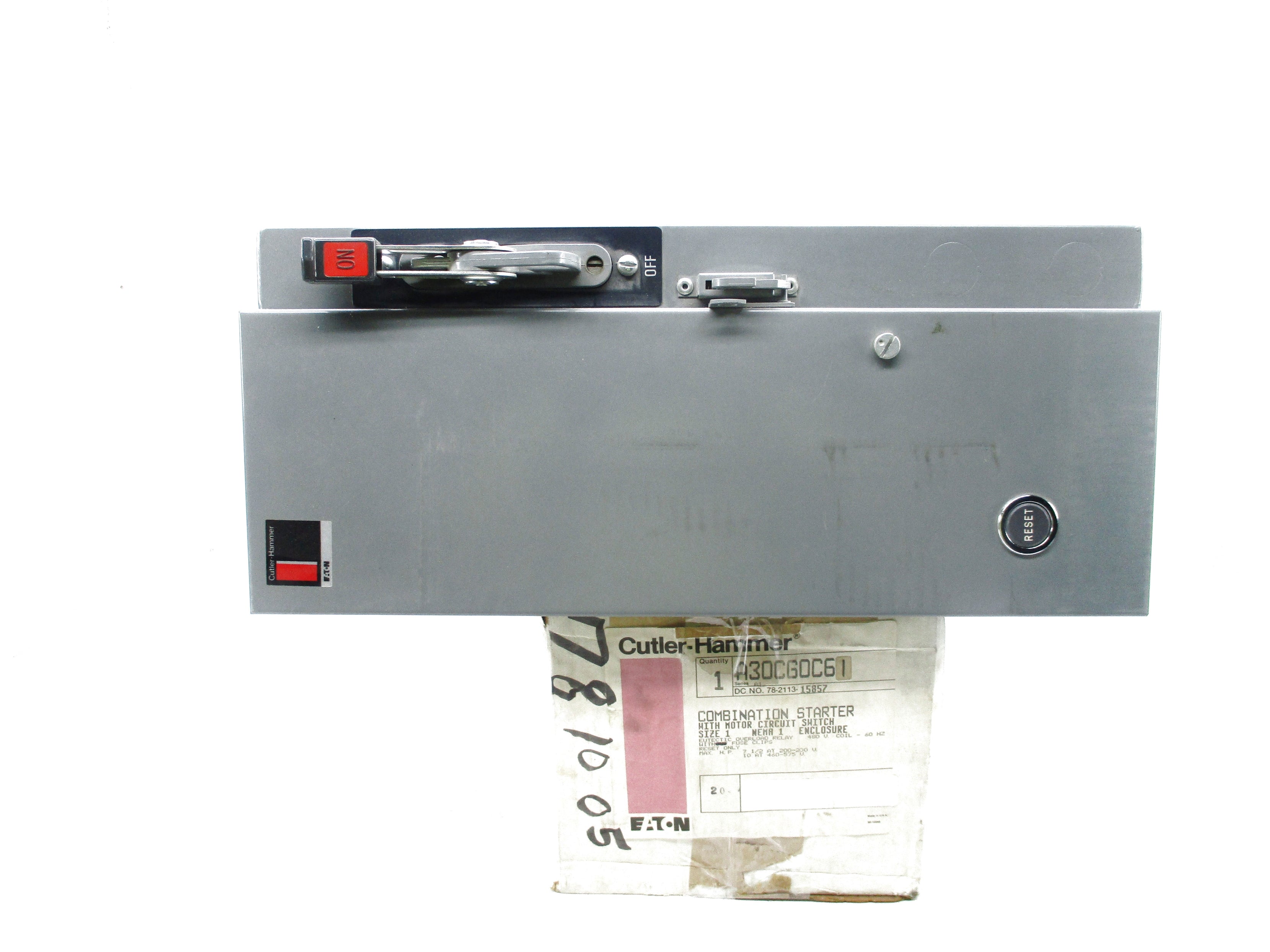 CUTLER HAMMER A30CG0C61 SER. A1 NSMP