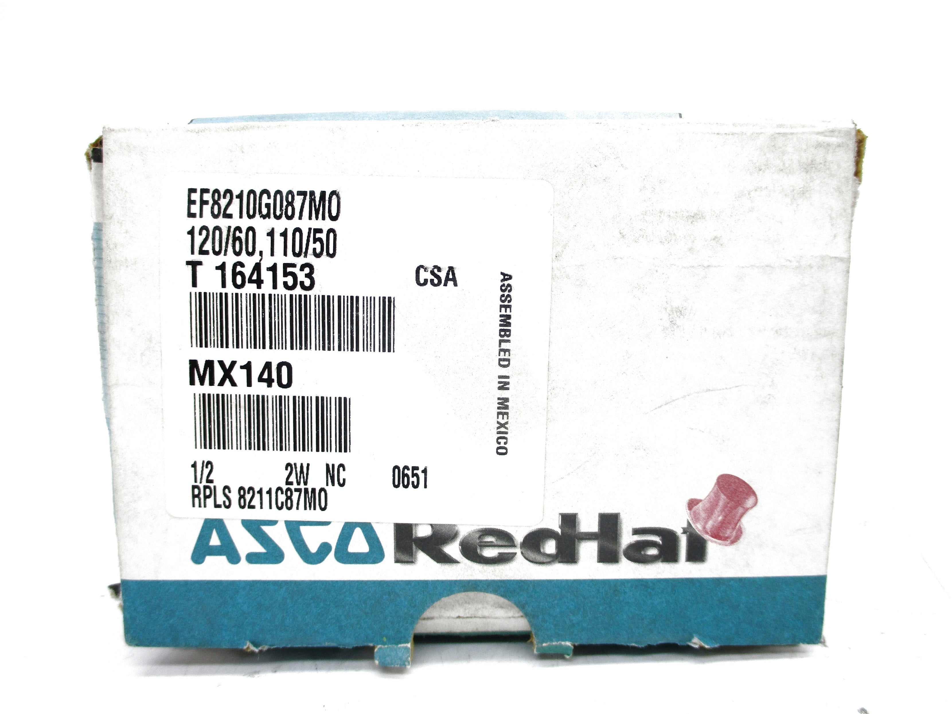 ASCO EF8210G087MO 110/120V 125-150PSI 1/2" NSMP