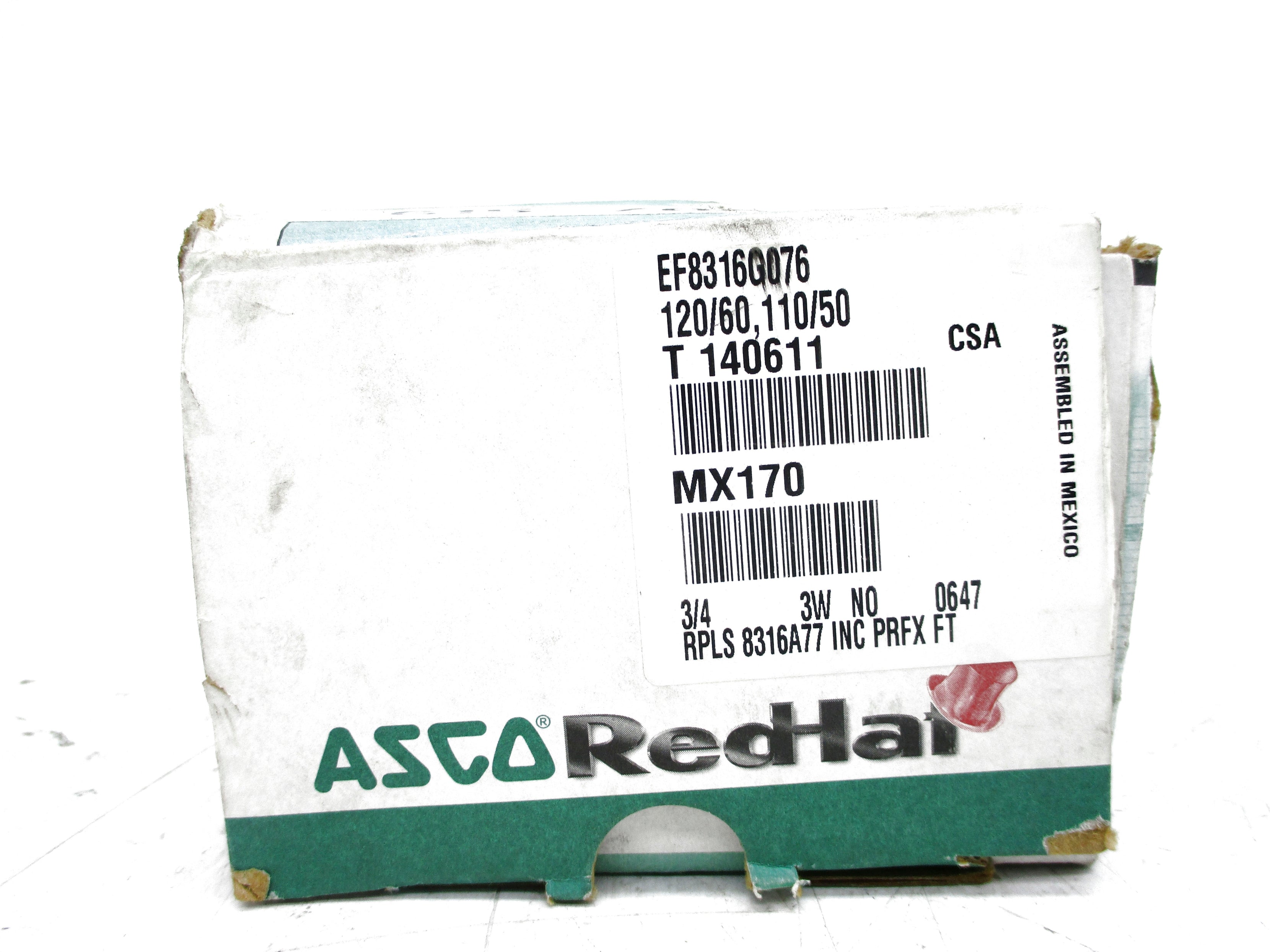 ASCO 8300D009G 120V 250PSI 3/8" NSMP