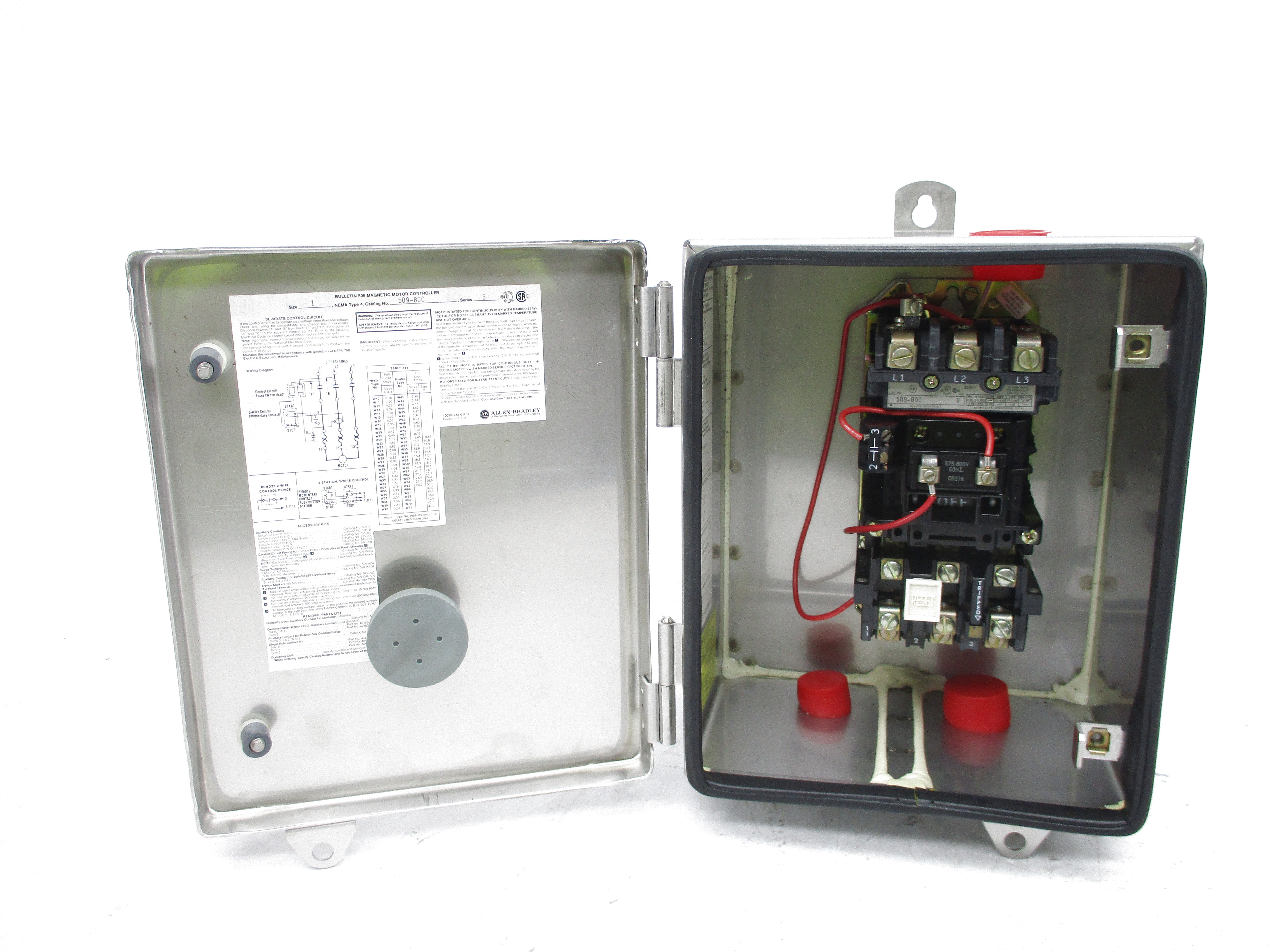 INDUSTRIAL SPARE PART 509-BCC SER. B (BR/YL) NSMP