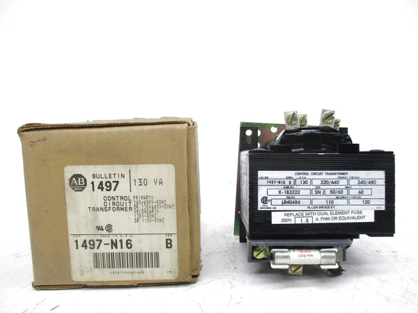 ALLEN BRADLEY 1497-N16 SER. B 240/480V (BR/WH) NSMP