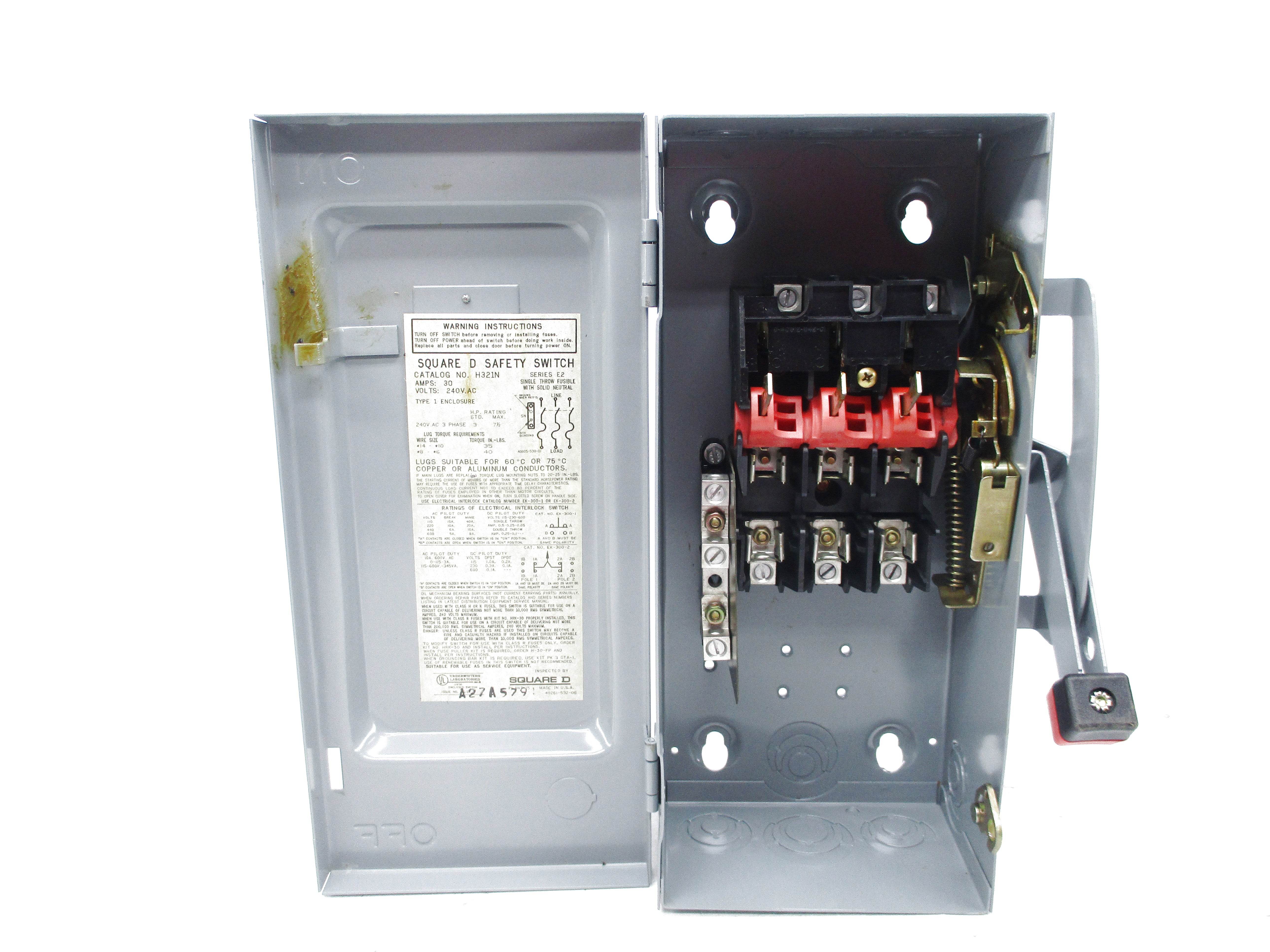 SQUARE D H321N NSMP