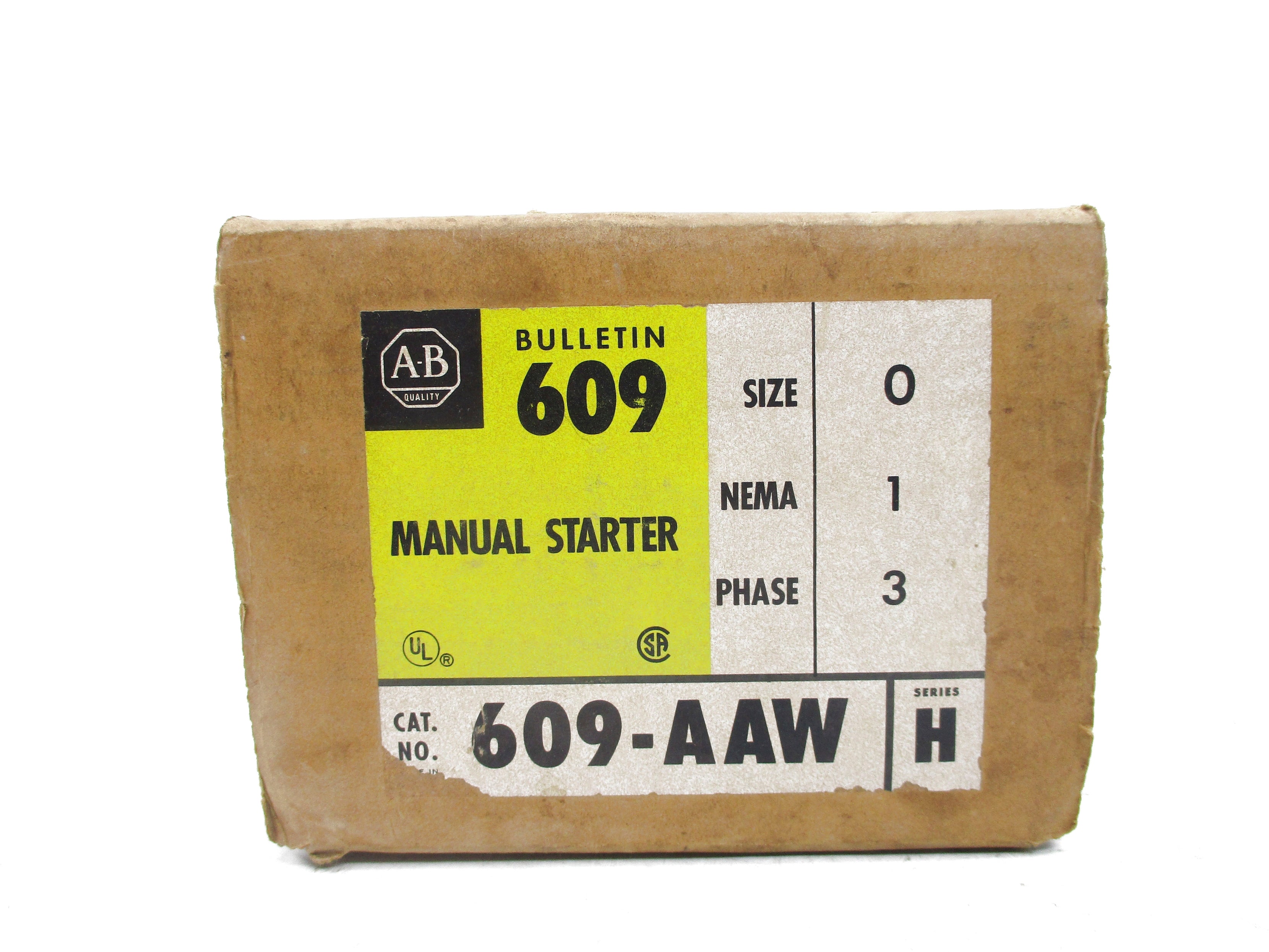 INDUSTRIAL SPARE PART 609-AAW SER. H (BR/YL) NSMP
