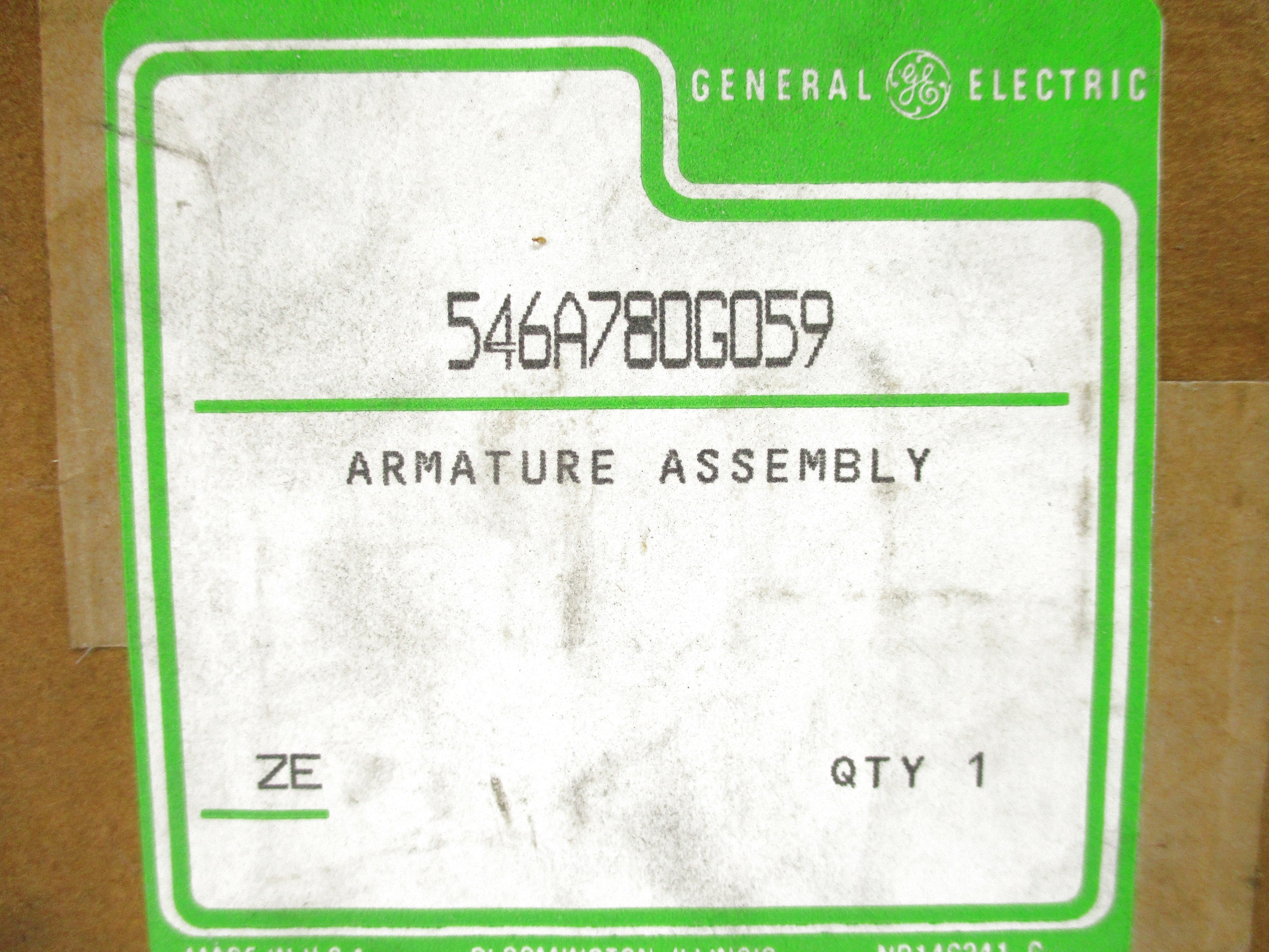 GENERAL ELECTRIC 546A780G059 NSFS
