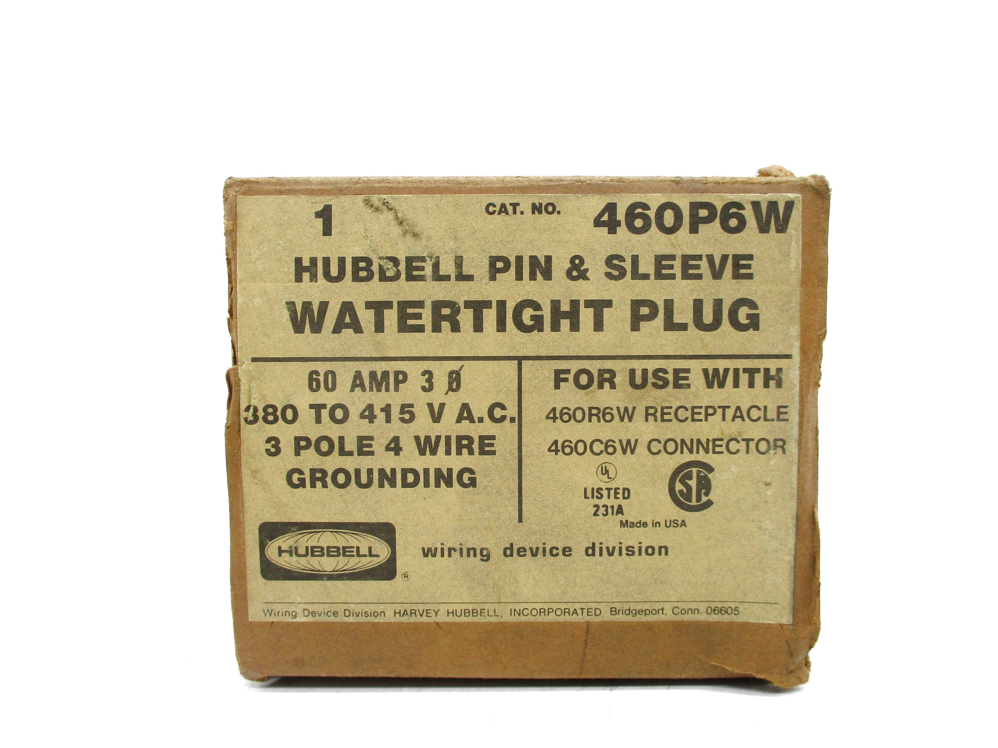HUBBELL 460P6W NSMP