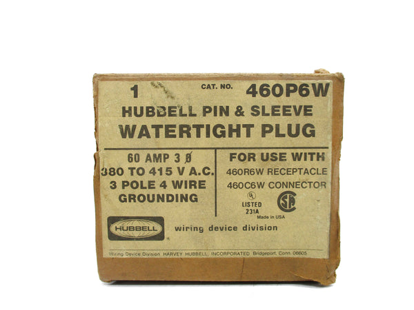 HUBBELL 460P6W NSMP