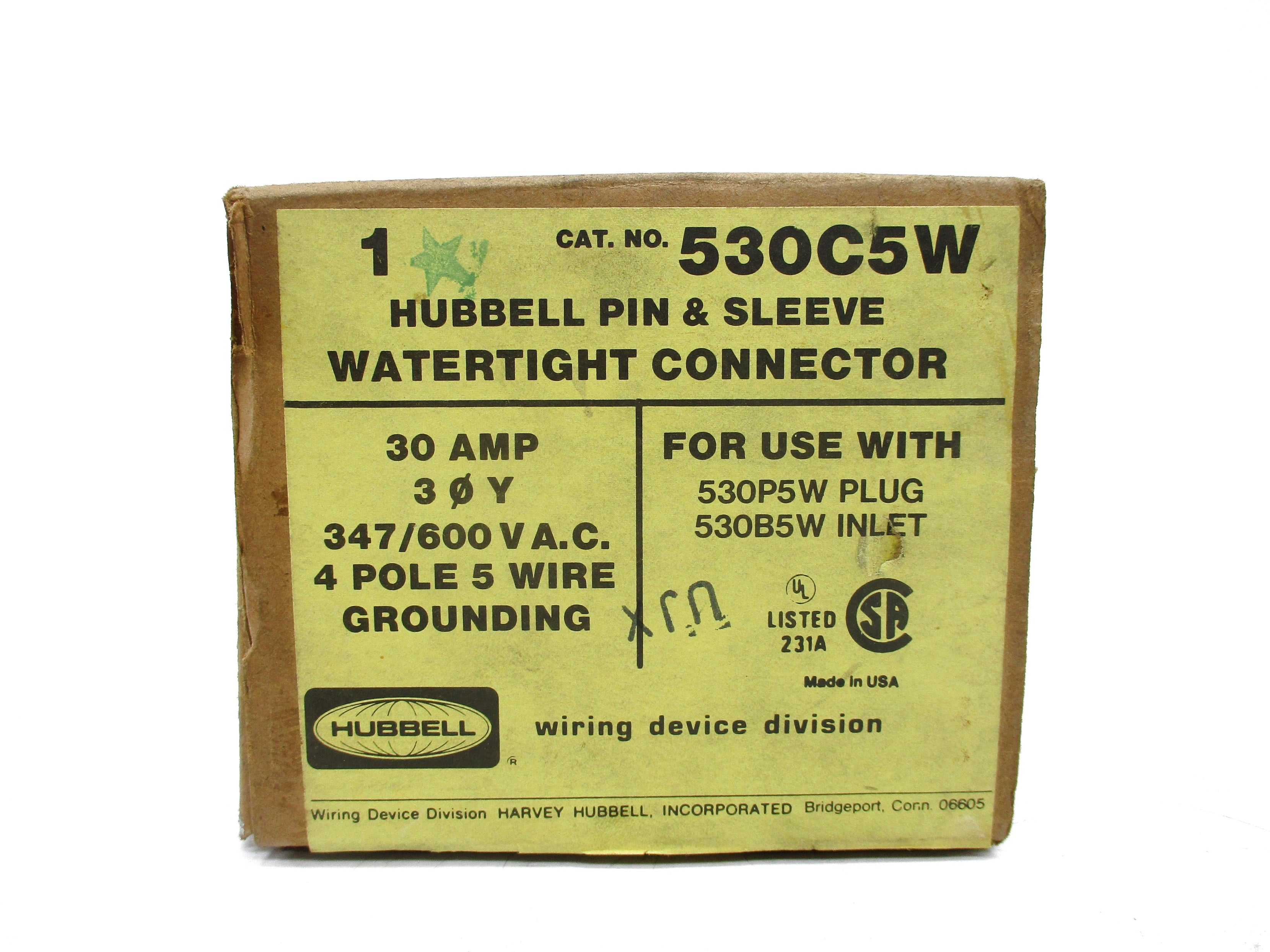 HUBBELL 530C5W NSMP