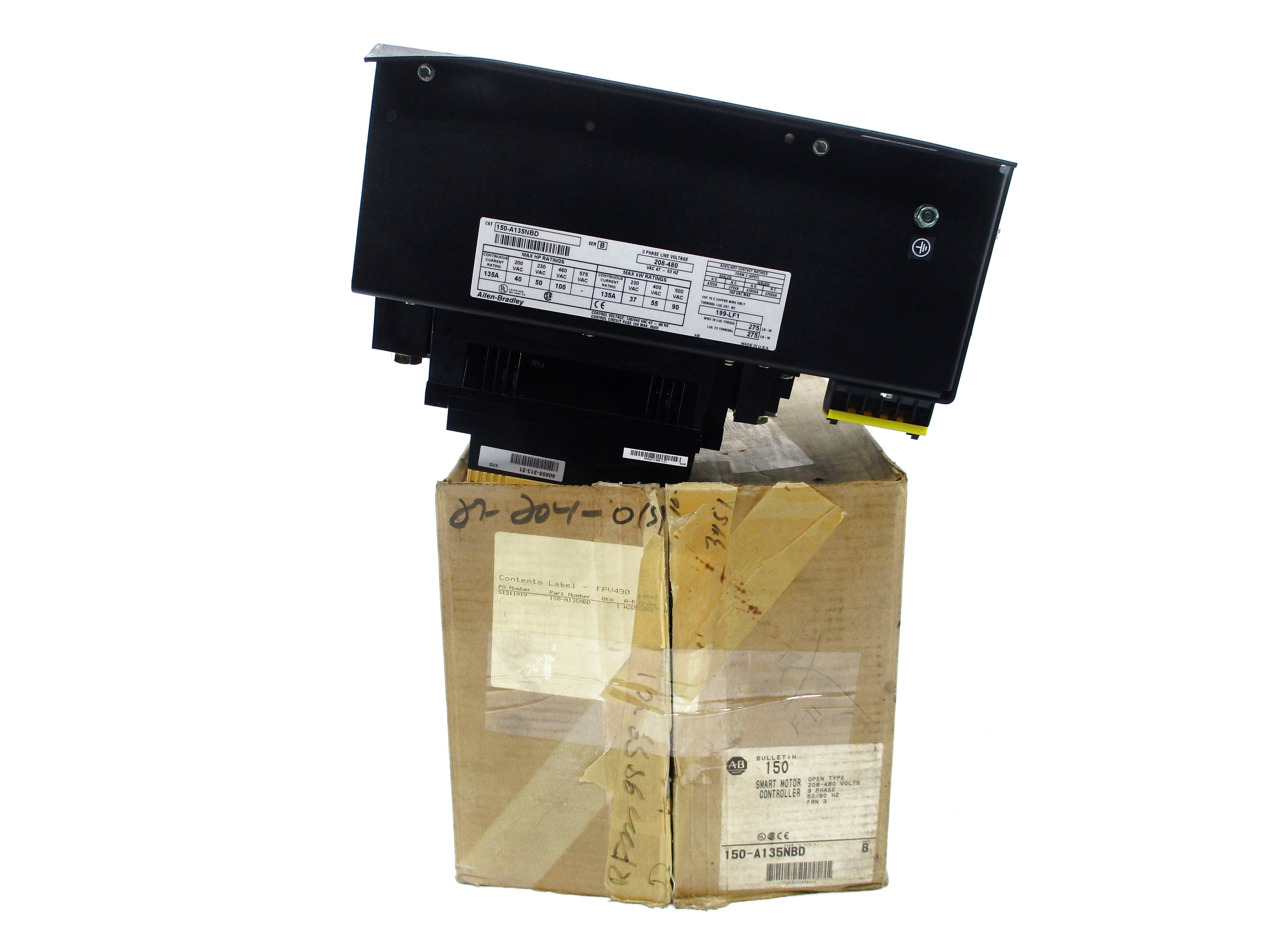ALLEN BRADLEY 150-A135NBD SER. B F/W 3 (BR/WH) NSMP