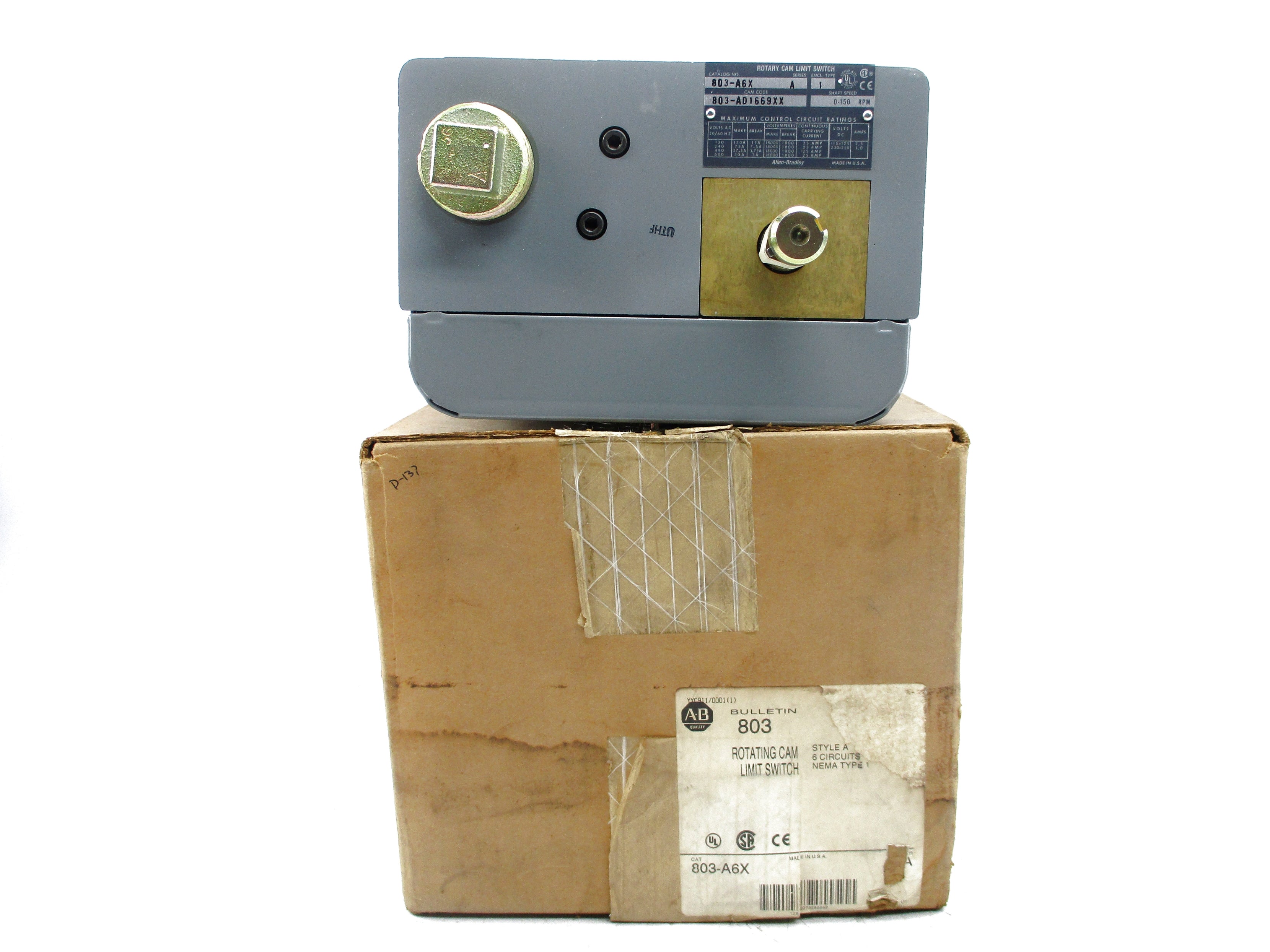 INDUSTRIAL SPARE PART 803-A6X SER. A (BR/WH) NSMP