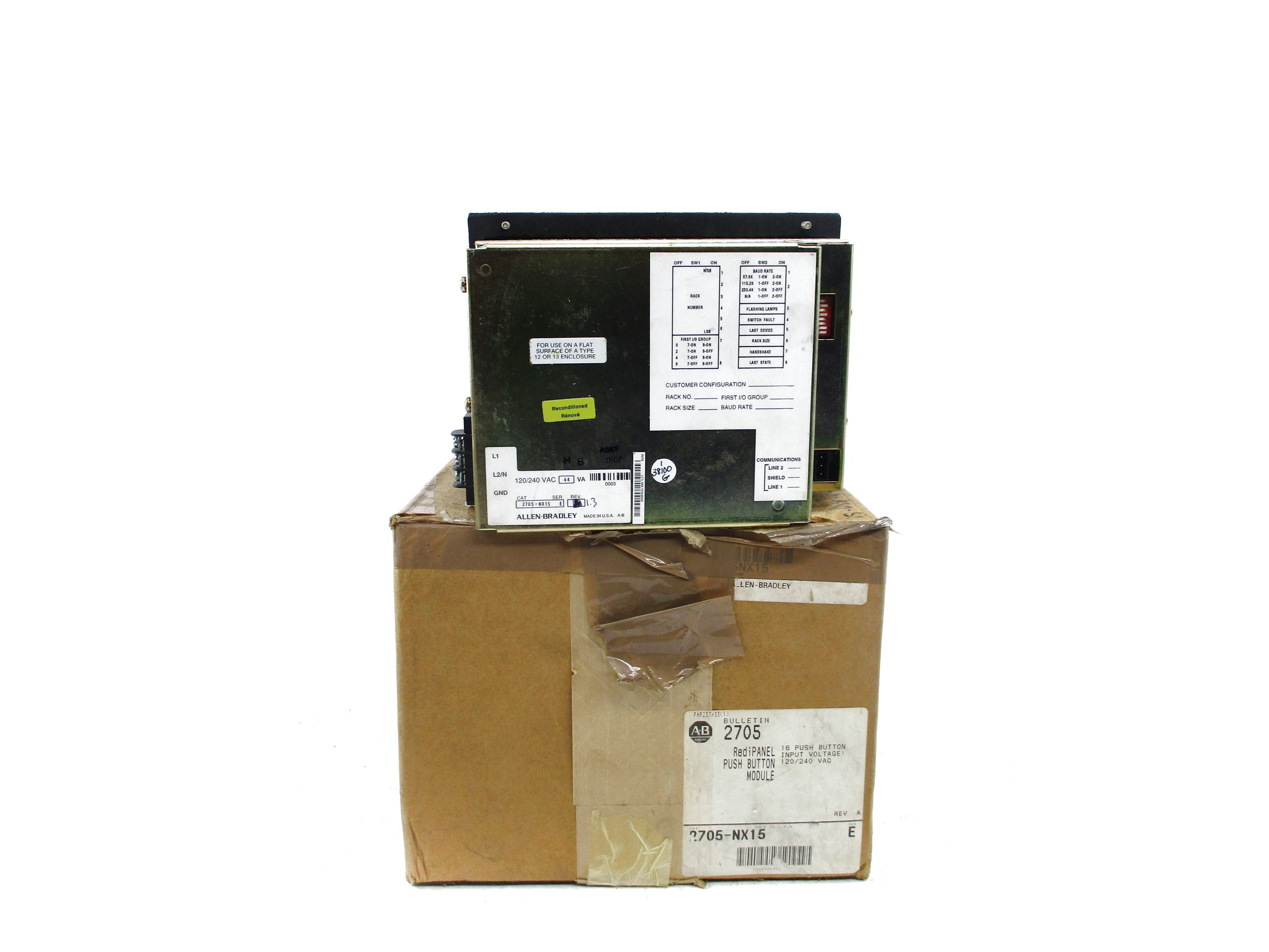 INDUSTRIAL SPARE PART 2705-NX15 SER. E (BR/WH) NSMP