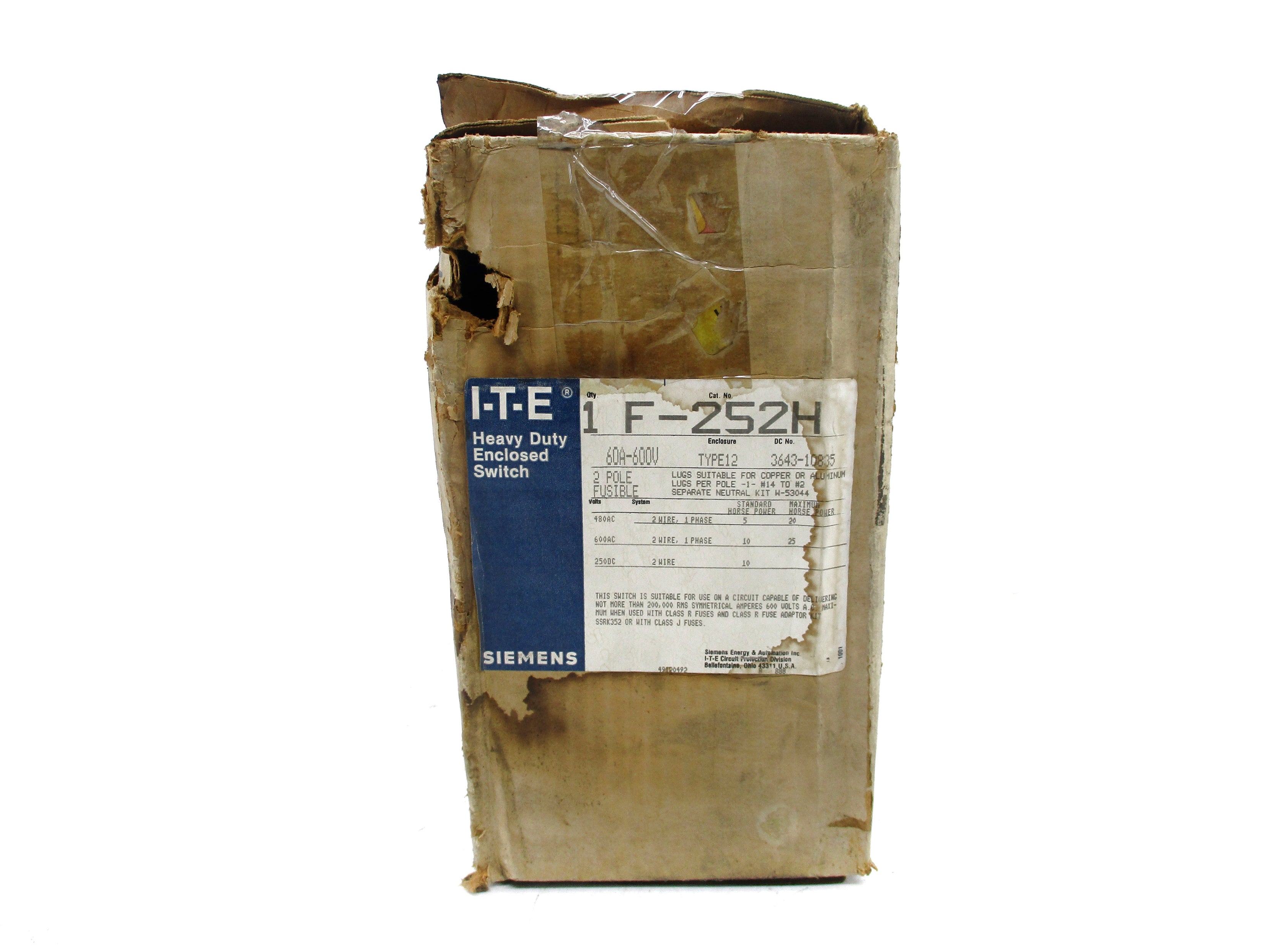 SIEMENS F-252H NSMP