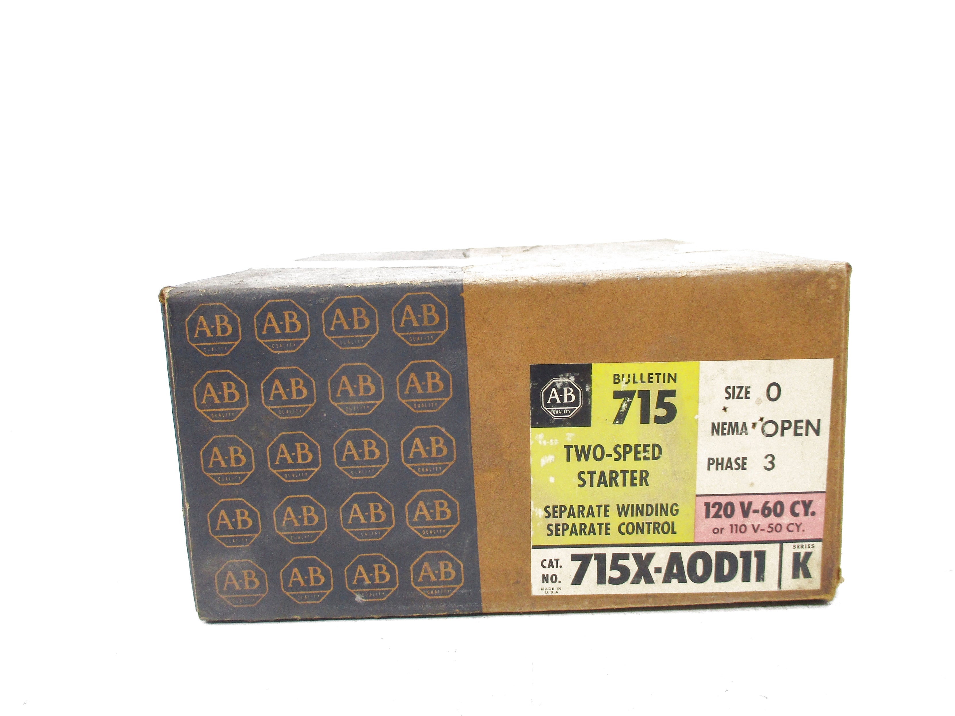 ALLEN BRADLEY 715X-AOD11 SER. K (BR/WH) NSMP