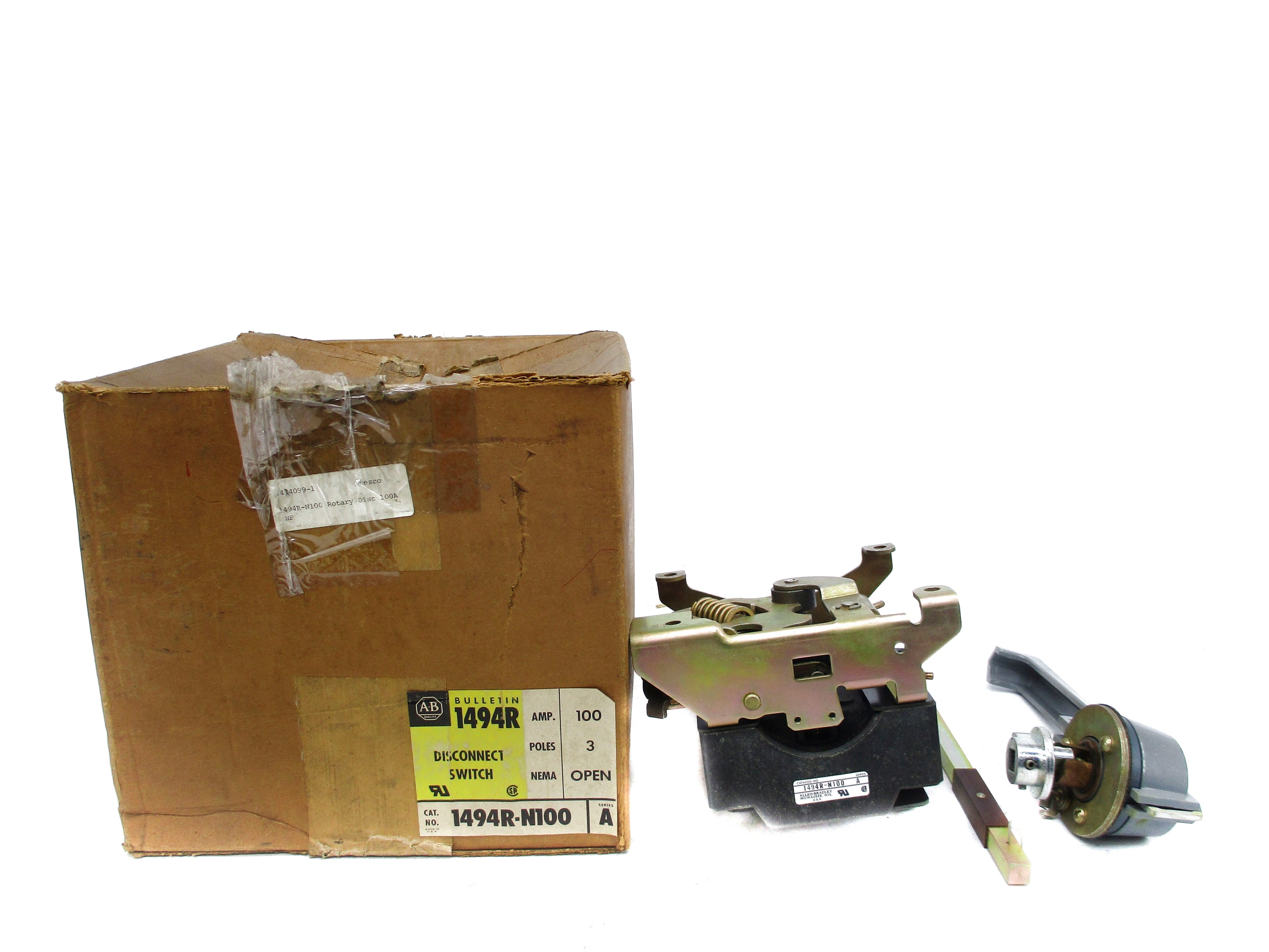 ALLEN BRADLEY 1494R-N100 SER. A 100A (BR/YL) NSMP