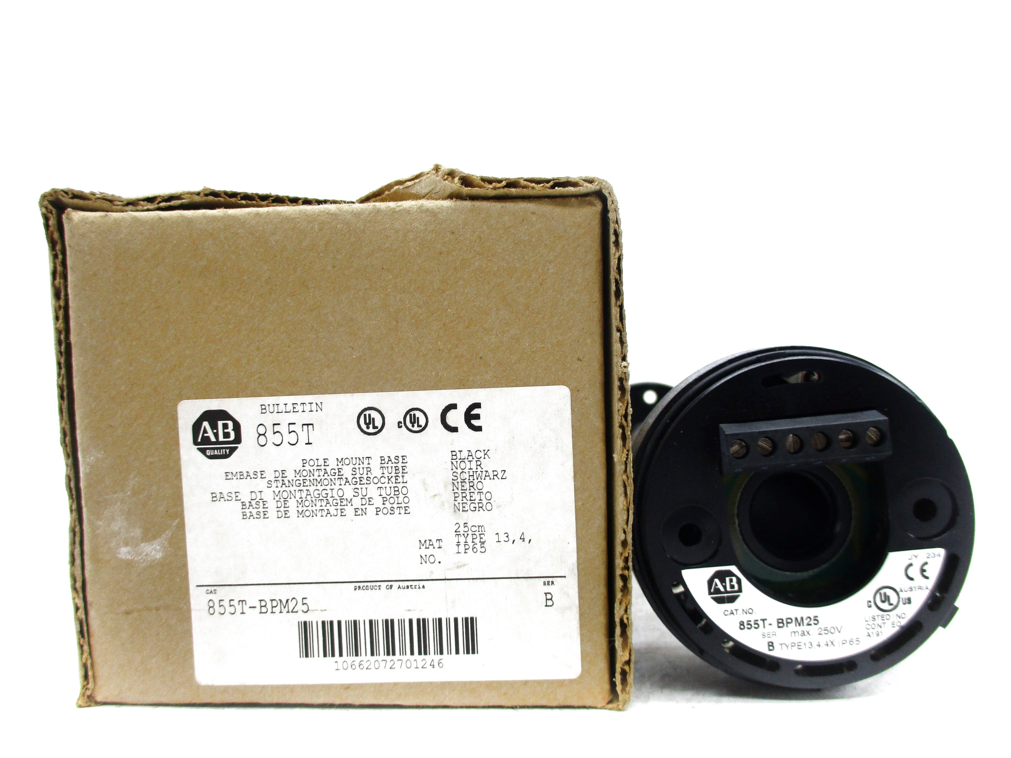 INDUSTRIAL SPARE PART 855T-BPM25 SER. B 250V (BR/WH) NSMP