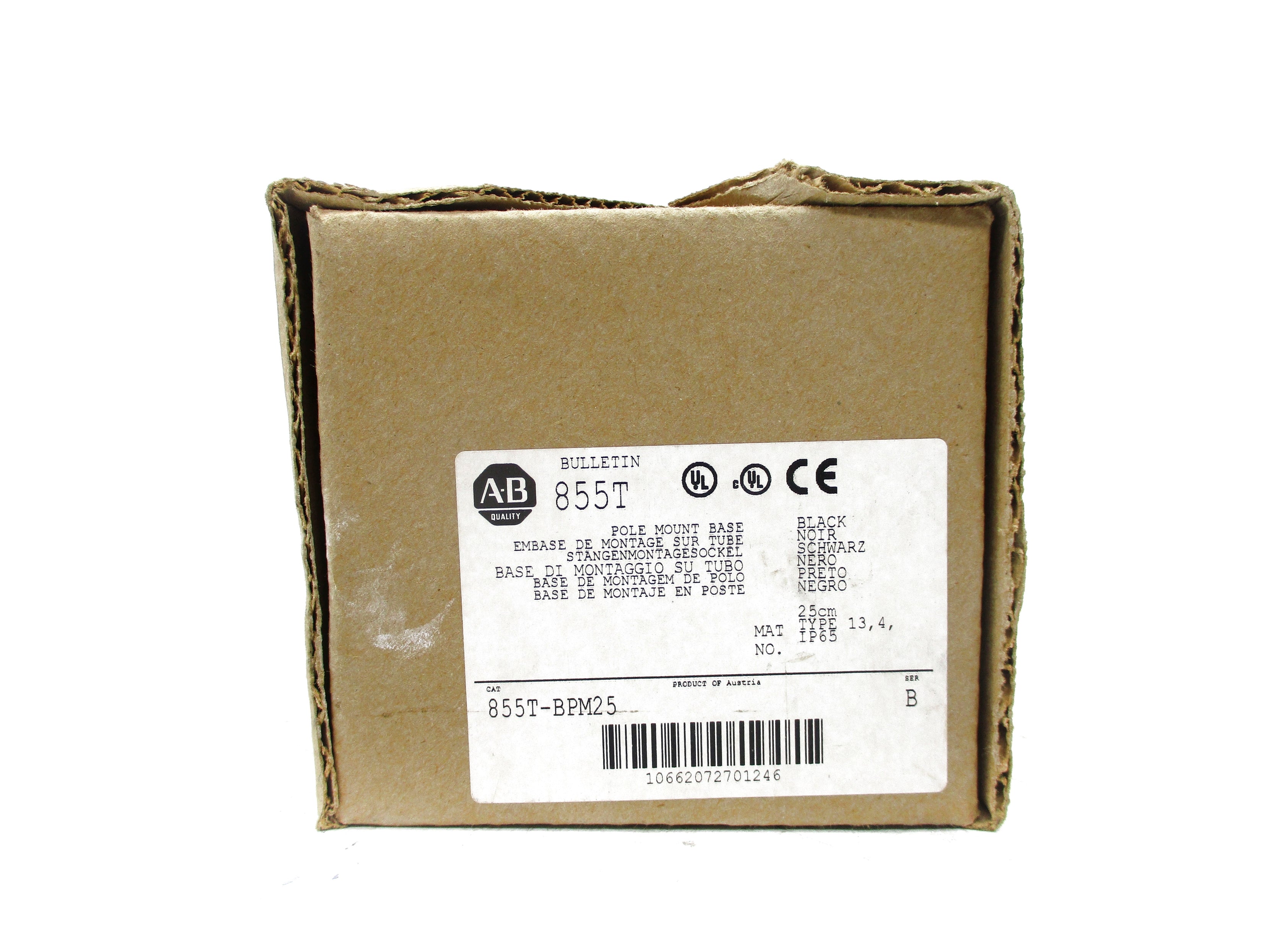 INDUSTRIAL SPARE PART 855T-BPM25 SER. B 250V (BR/WH) NSMP