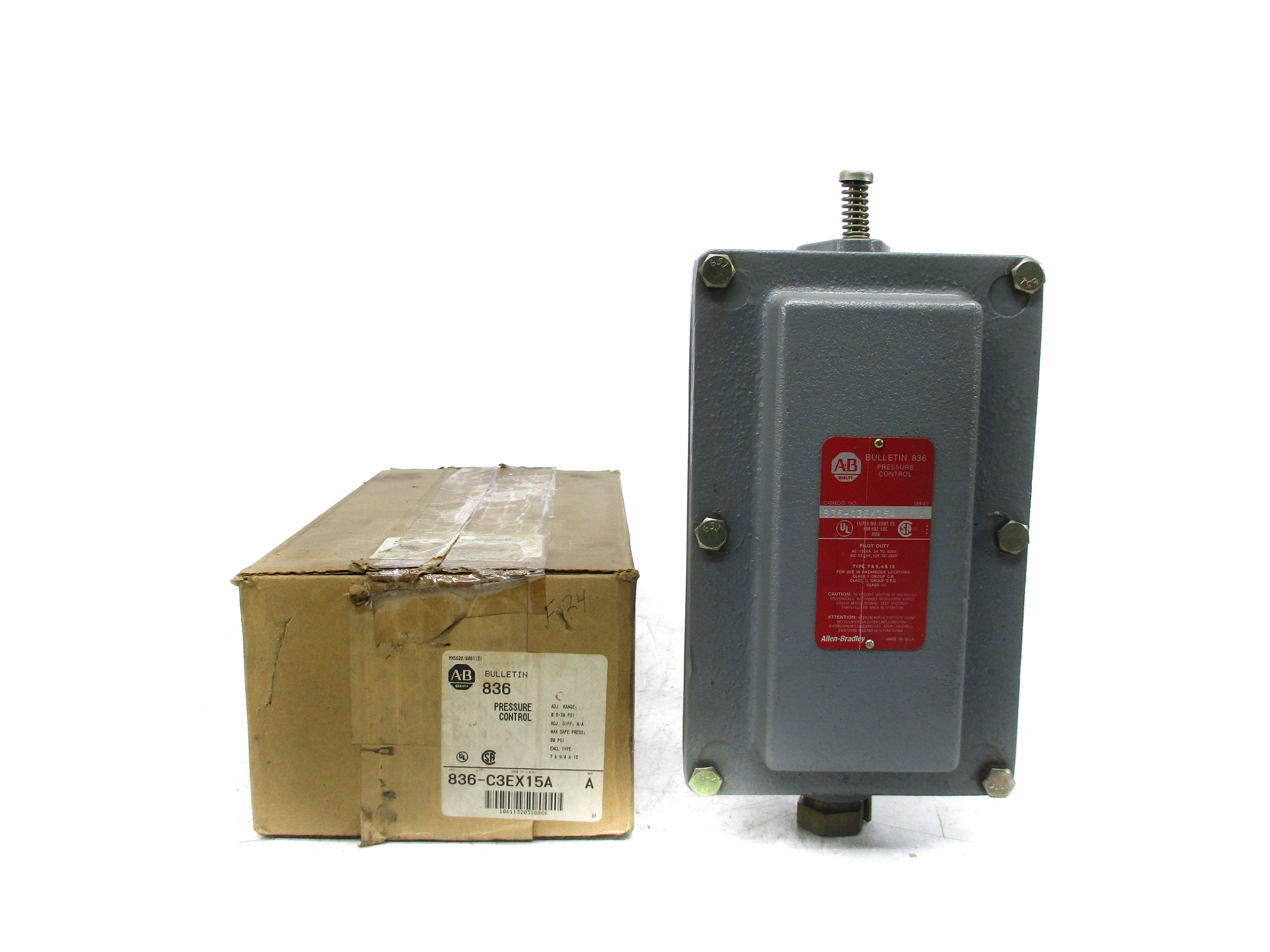 INDUSTRIAL SPARE PART 836-C3EX15A SER. A (BR/WH) NSMP