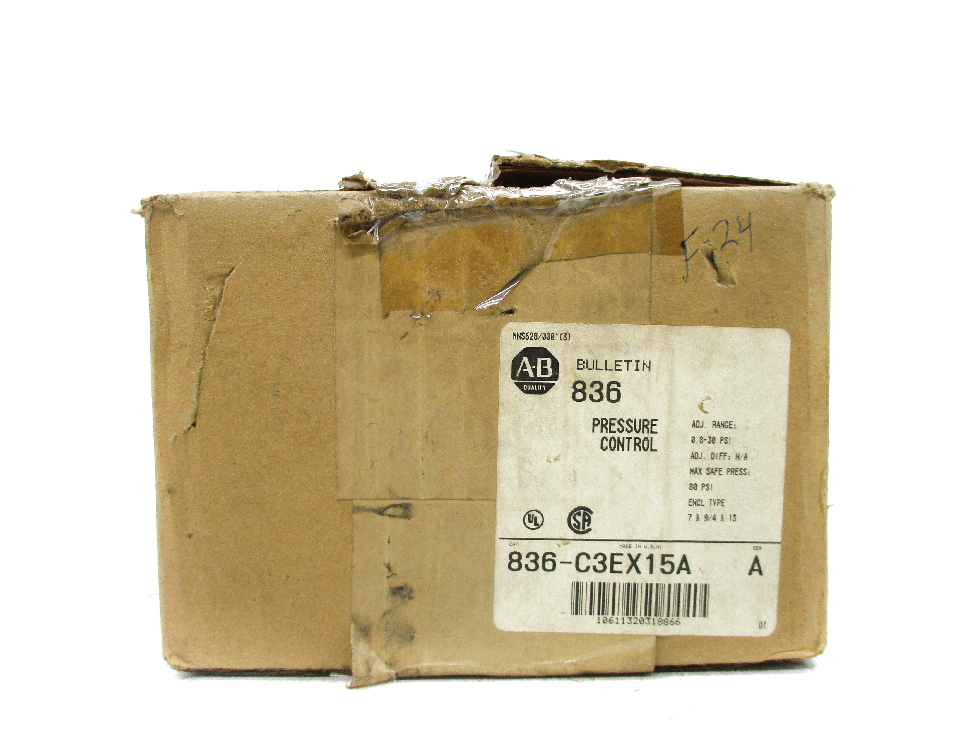 INDUSTRIAL SPARE PART 836-C3EX15A SER. A (BR/WH) NSMP