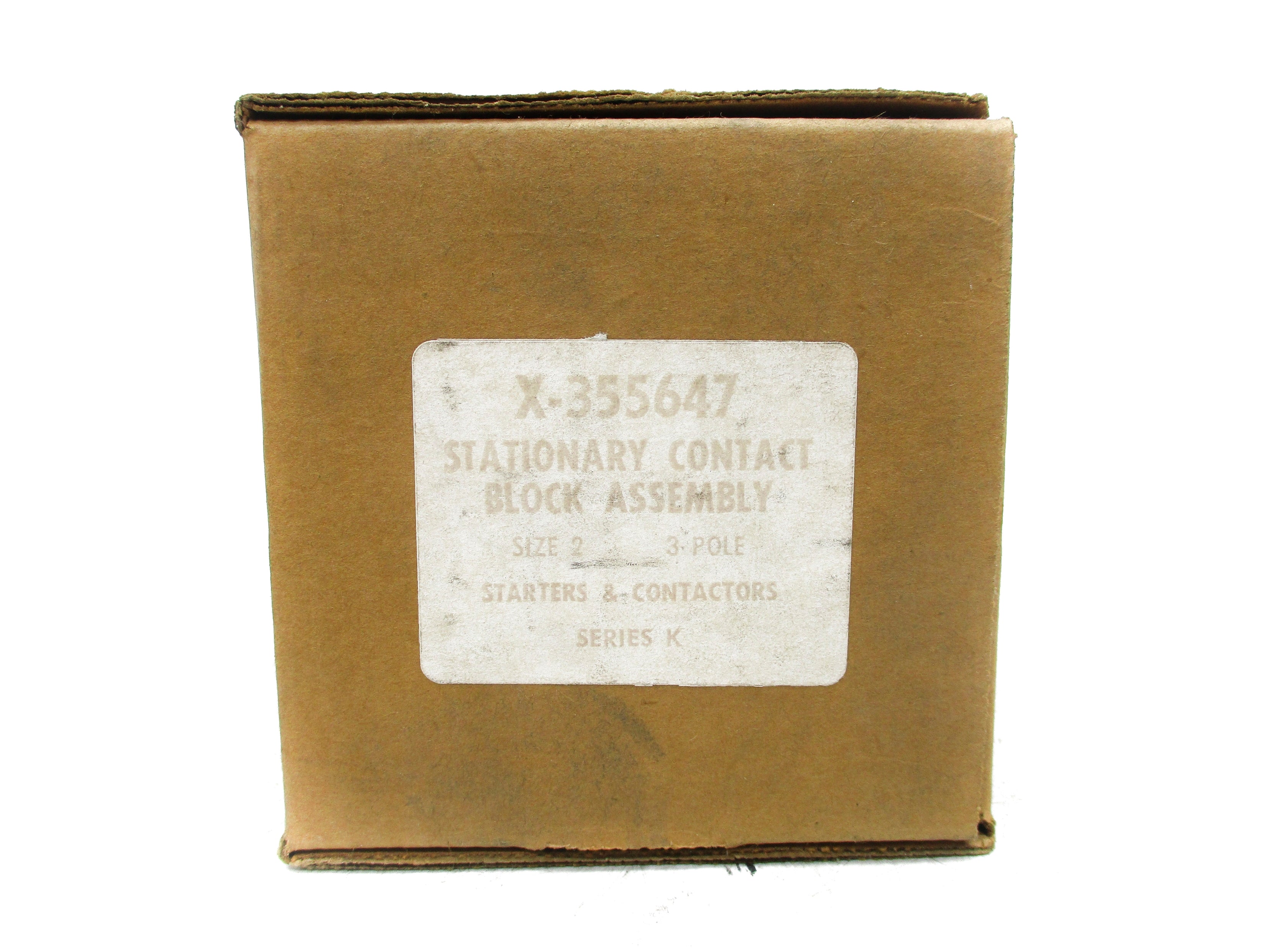 INDUSTRIAL SPARE PART X-355647 SER. K (BR/WH) NSMP