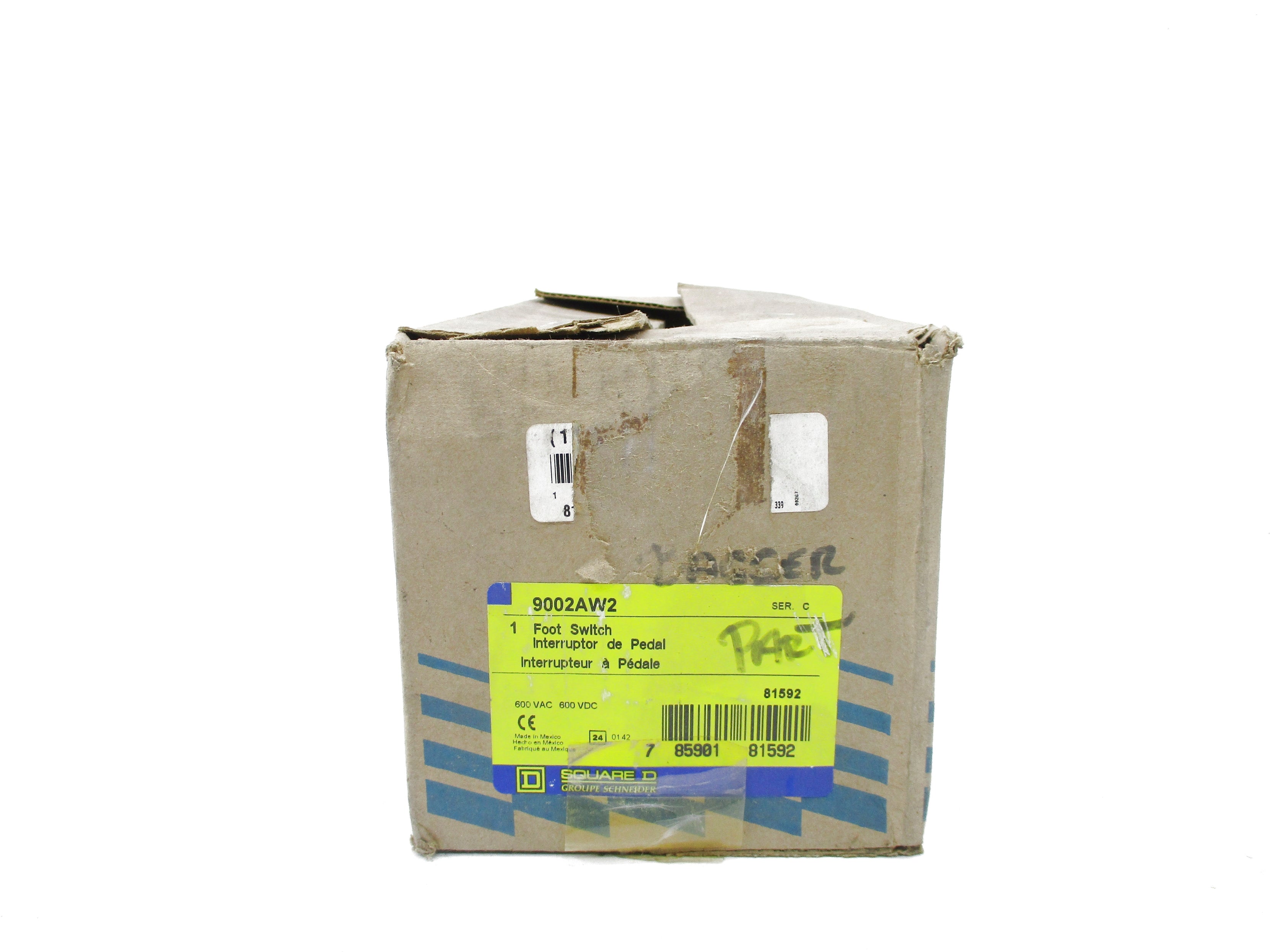 SQUARE D 9002AW2 SER. C 600VAC/DC NSMP