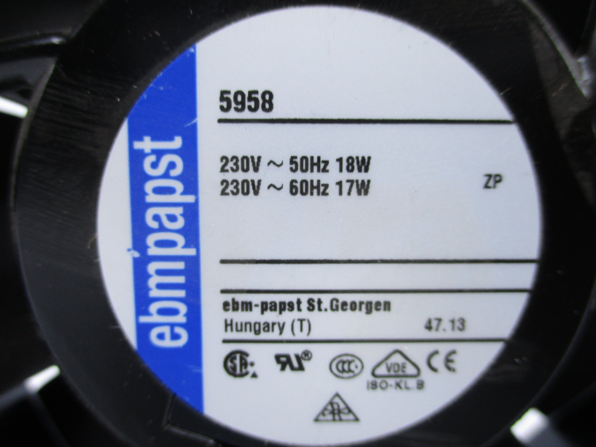 FAN 5958 230VAC 0.10A NSNP
