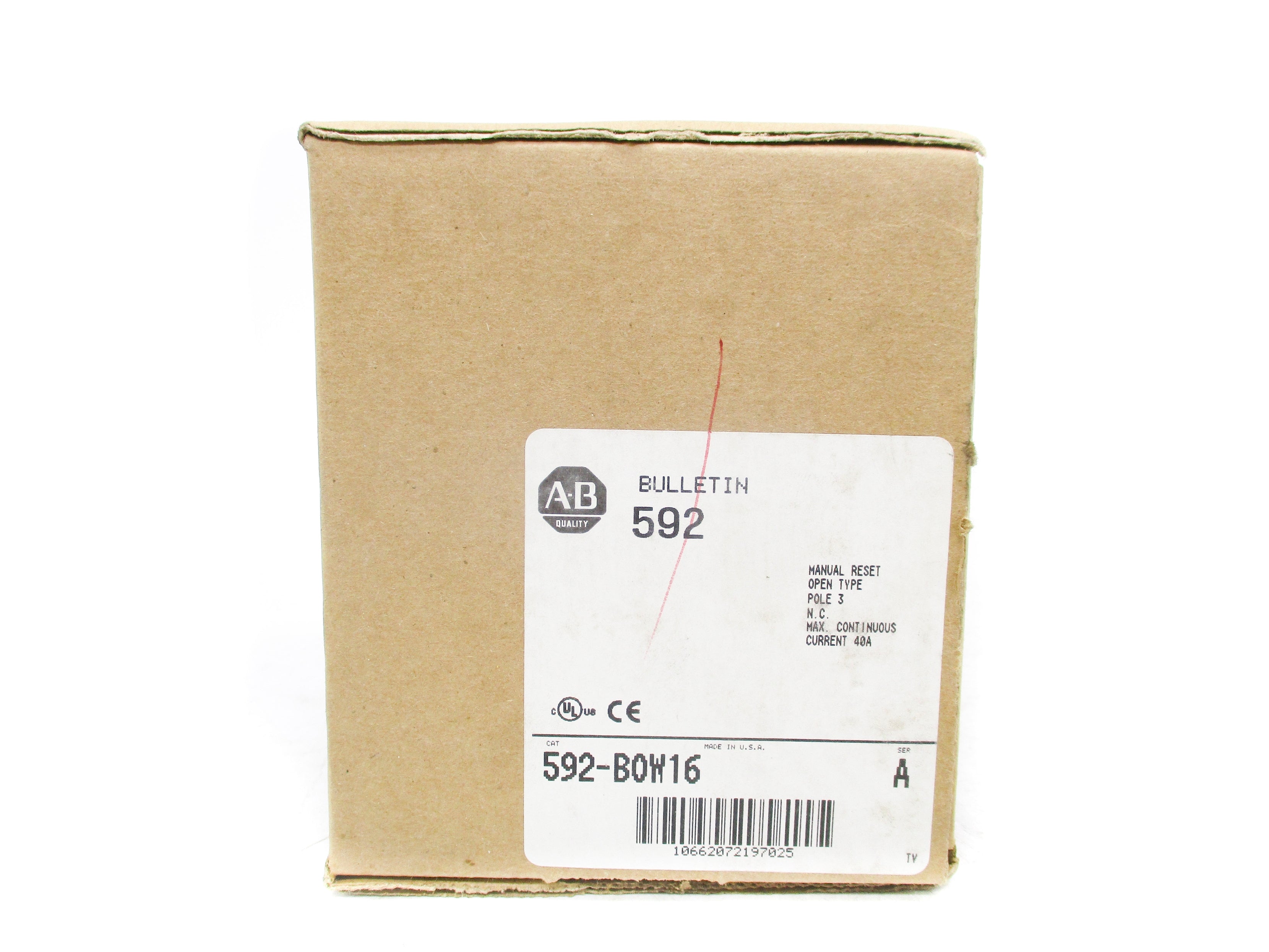 INDUSTRIAL SPARE PART 592-BOW16 SER. A 40A (BR/WH) NSMP