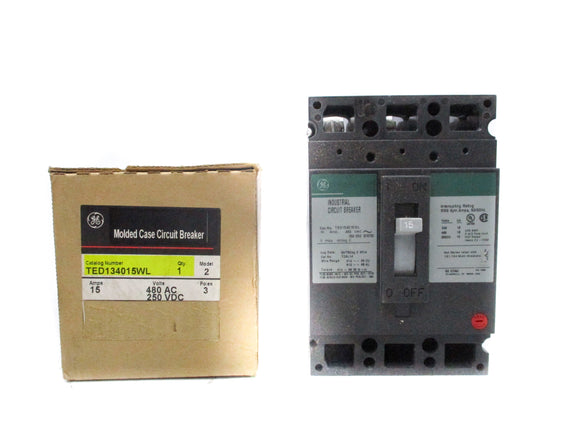 GENERAL ELECTRIC TED134015WL 480VAC 15A NSMP