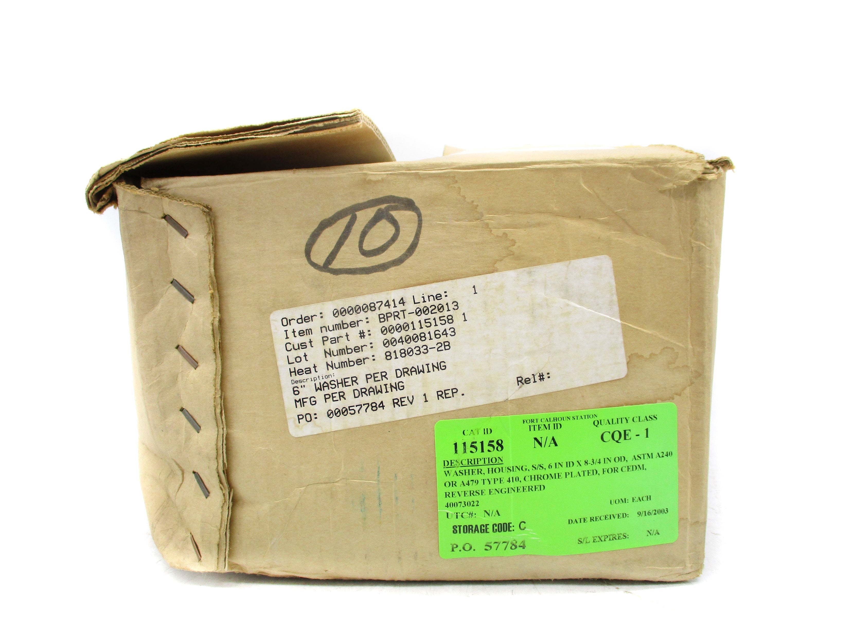SPARE PART BPRT-002013 NSMP