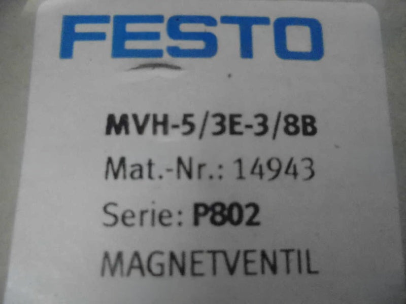 FESTO MVH-5/3E-3/8B  NSMP