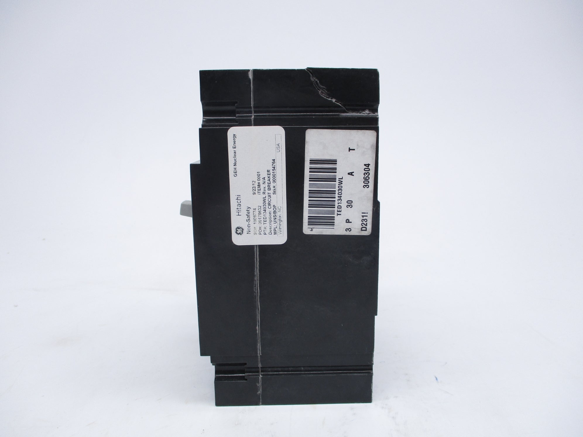 GENERAL ELECTRIC TED134030WL 480VAC 30A (GREEN) NSMP