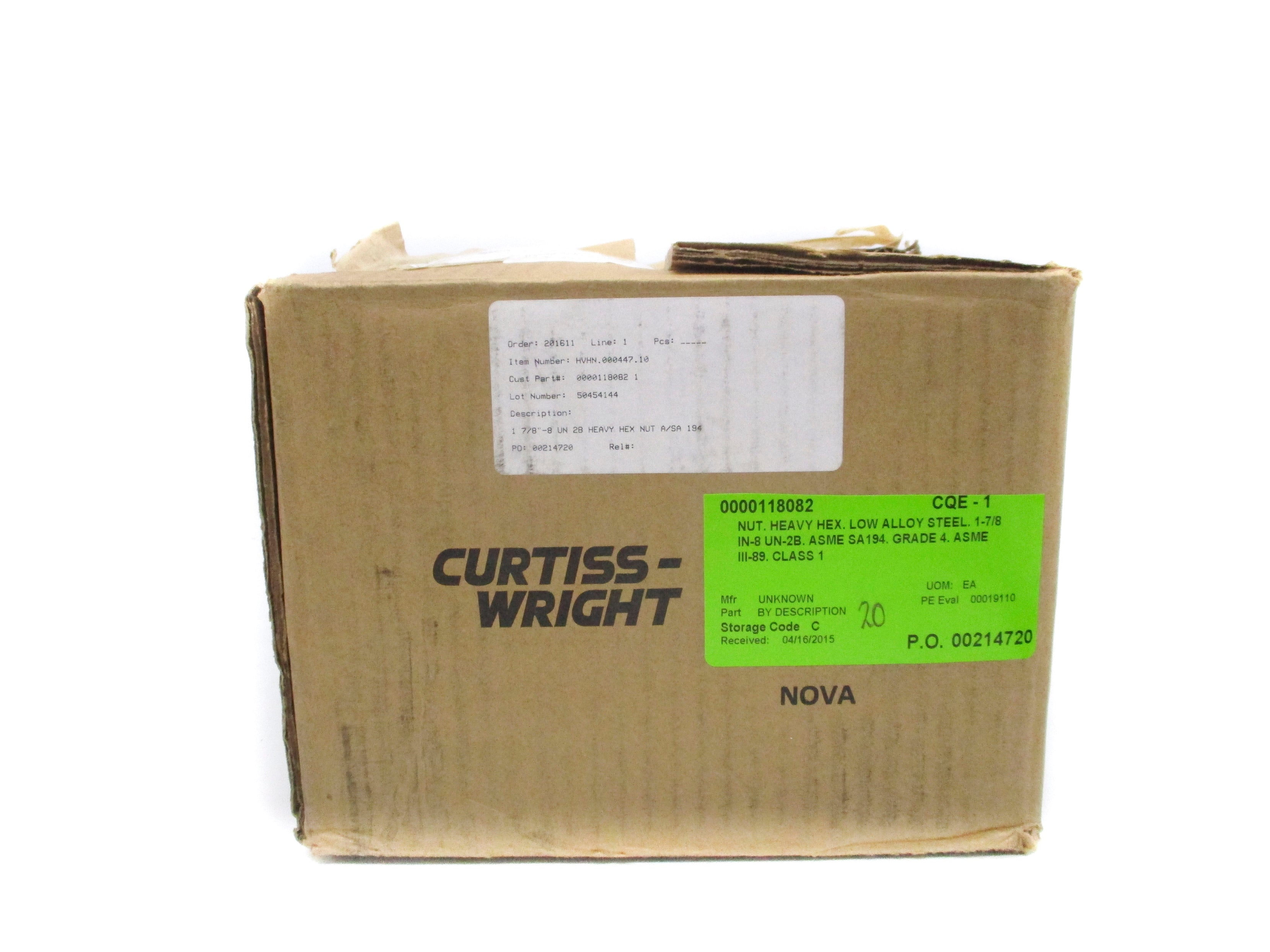 CURTISS WRIGHT N4B12U7 NSNP