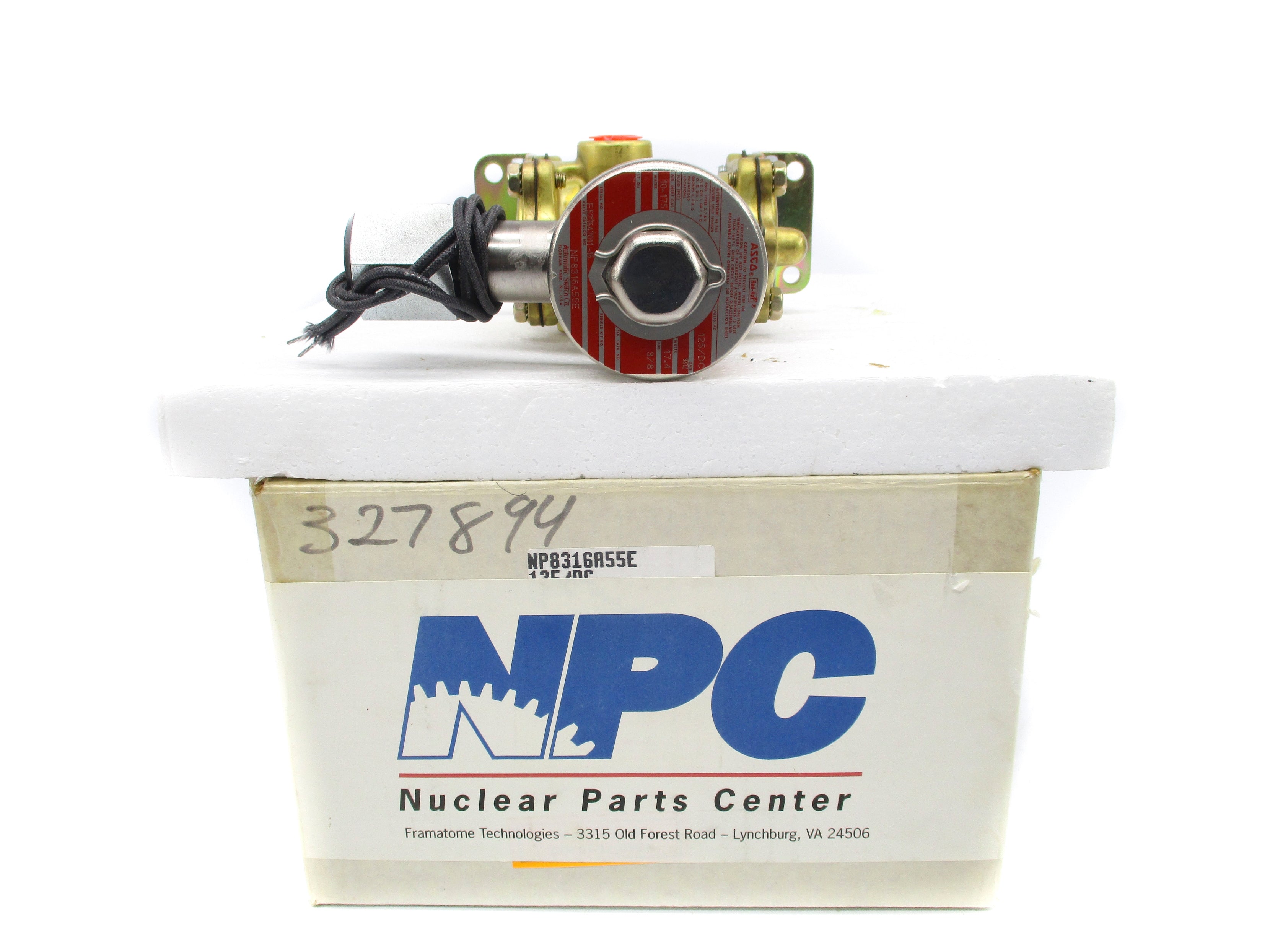 ASCO NP8316A55E 125VDC NSMP