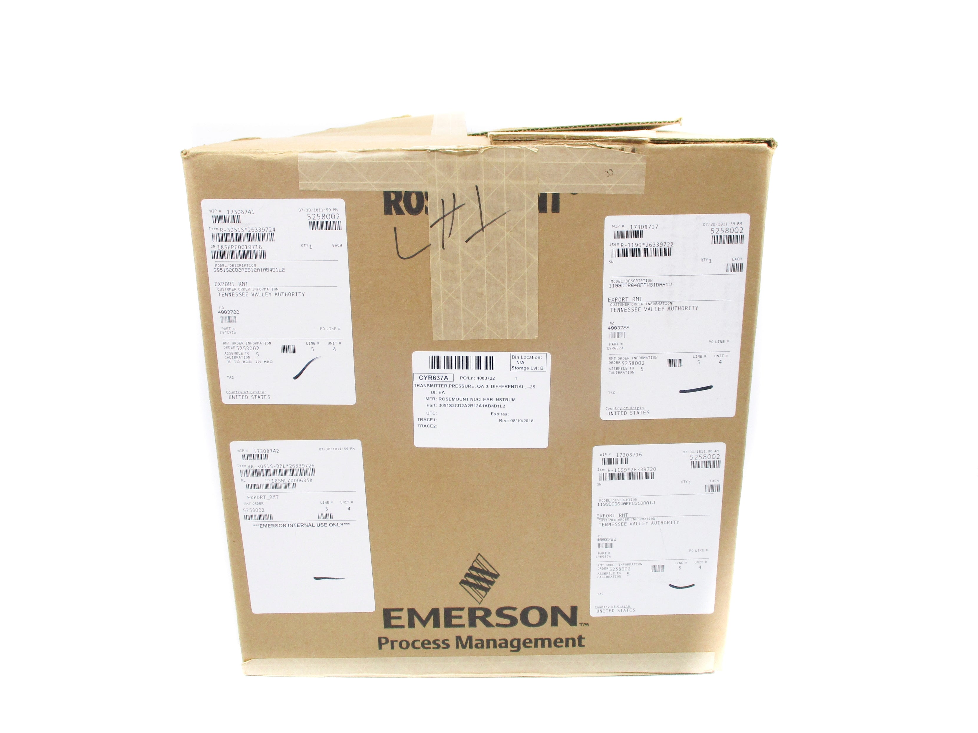 ROSEMOUNT 3051S2CD2A2B12A1AB4D1L2 w/1199DDB64AFFWG1DAA1J NSMP