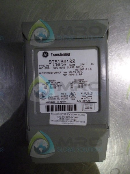GENERAL ELECTRIC 9T51BO1O2 TRANSFORMER NSNP