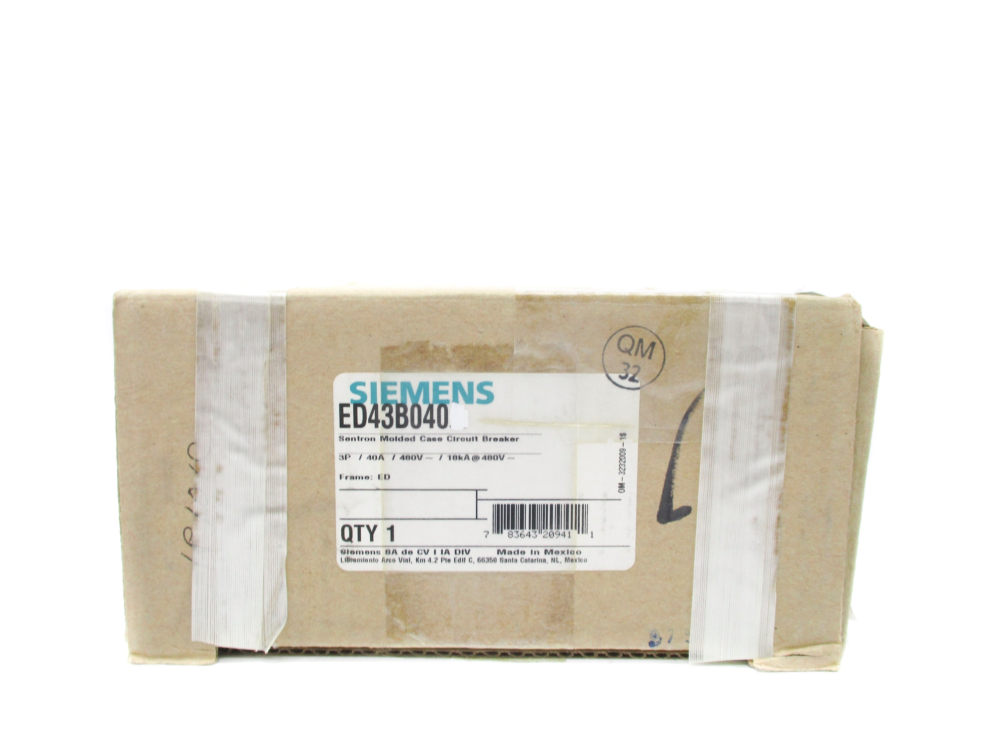SIEMENS ED43B040 480V 40A NSMP