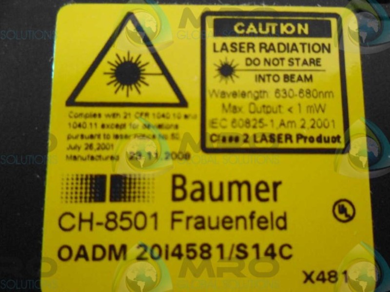 BAUMER OADM 2014581/S14C  NSMP