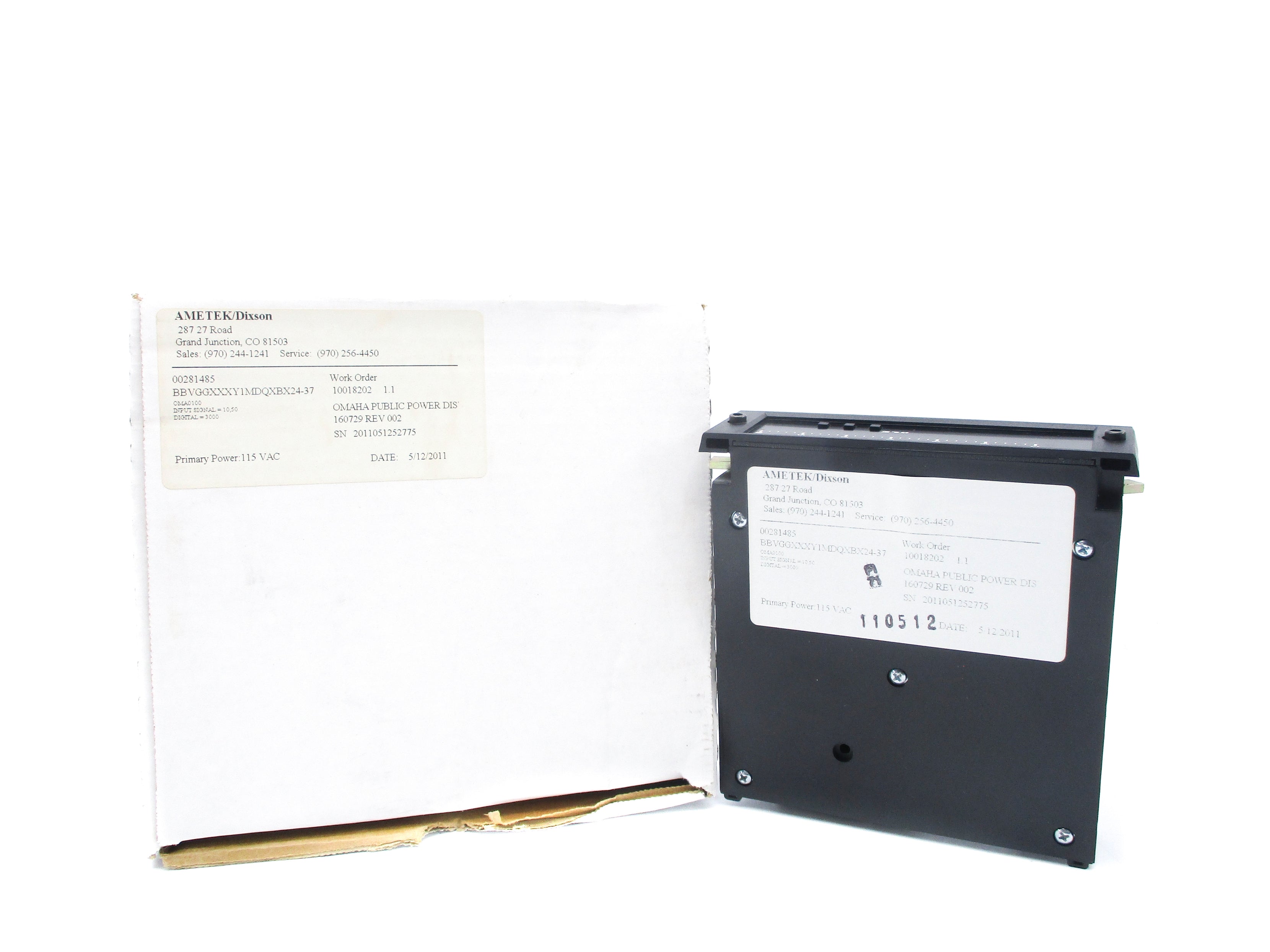 AMETEK BBVGGXXXY1MDQXBX24-37 0-3000GPM NSMP