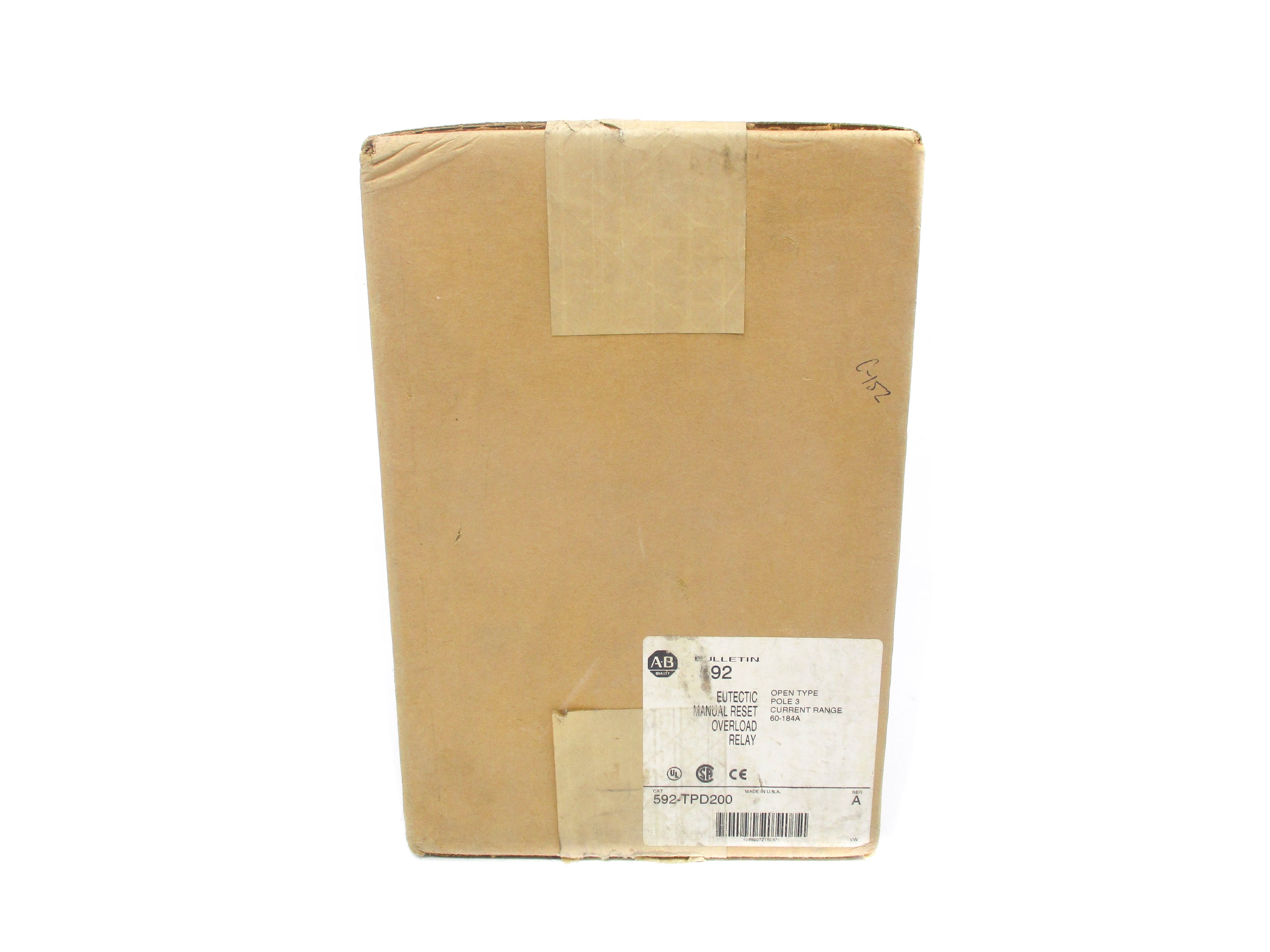 INDUSTRIAL SPARE PART 592-TPD200 SER. A 60-184A (BR/WH) NSFS