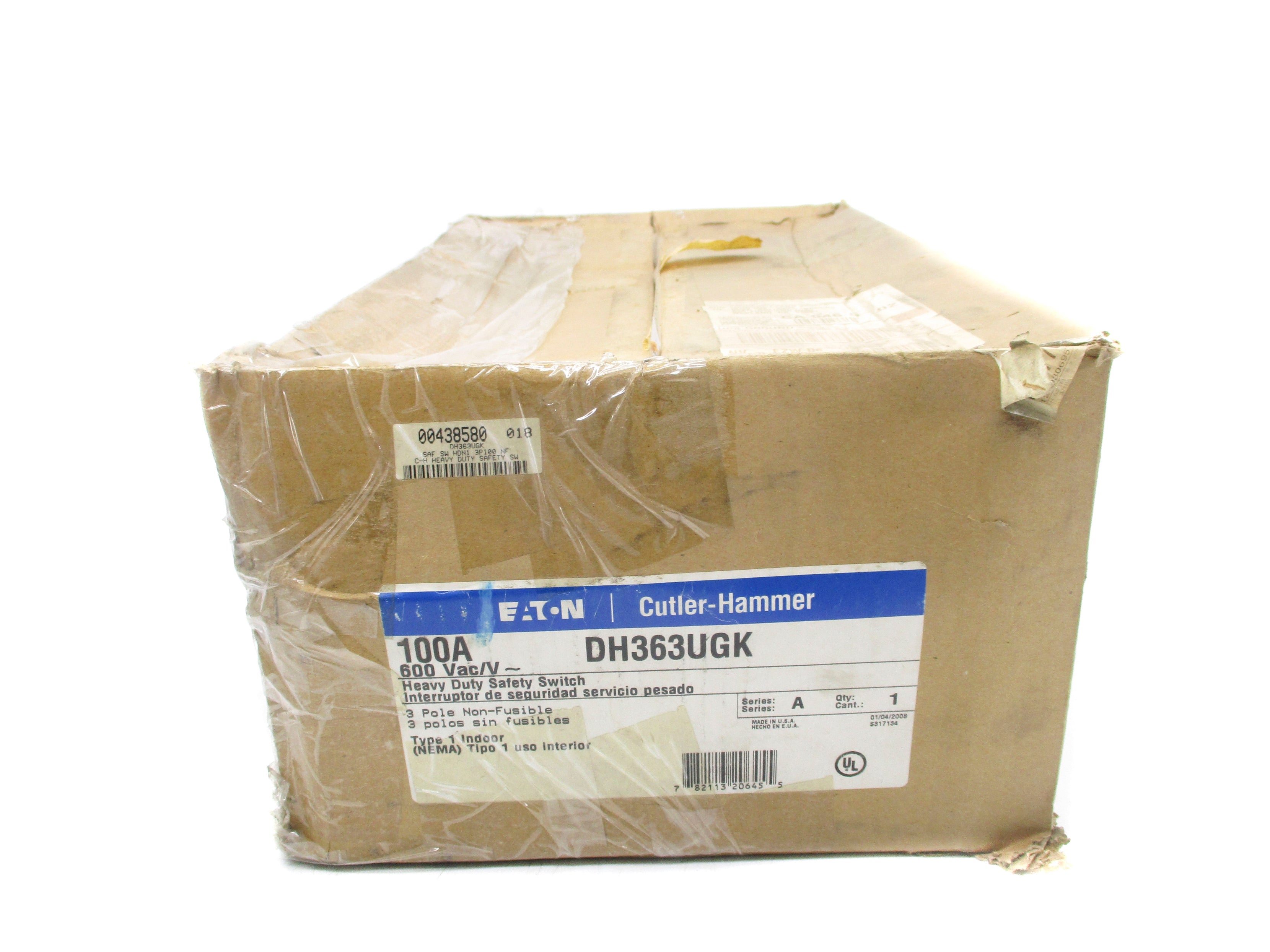 EATON DH363UGK SER. A 600VAC 100A NSMP