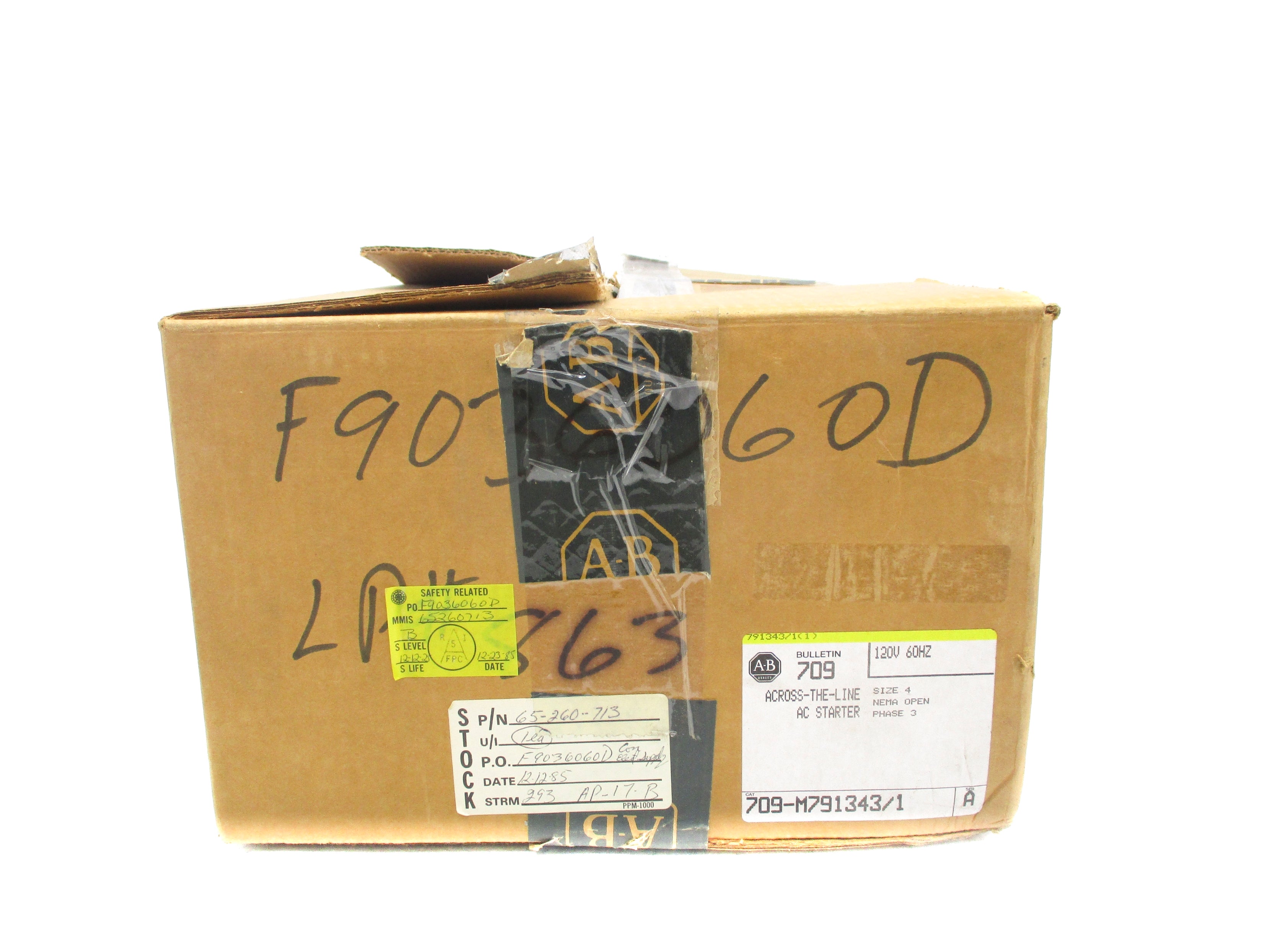 INDUSTRIAL SPARE PART 709-M791343/1 SER. A (BR/YL) NSMP