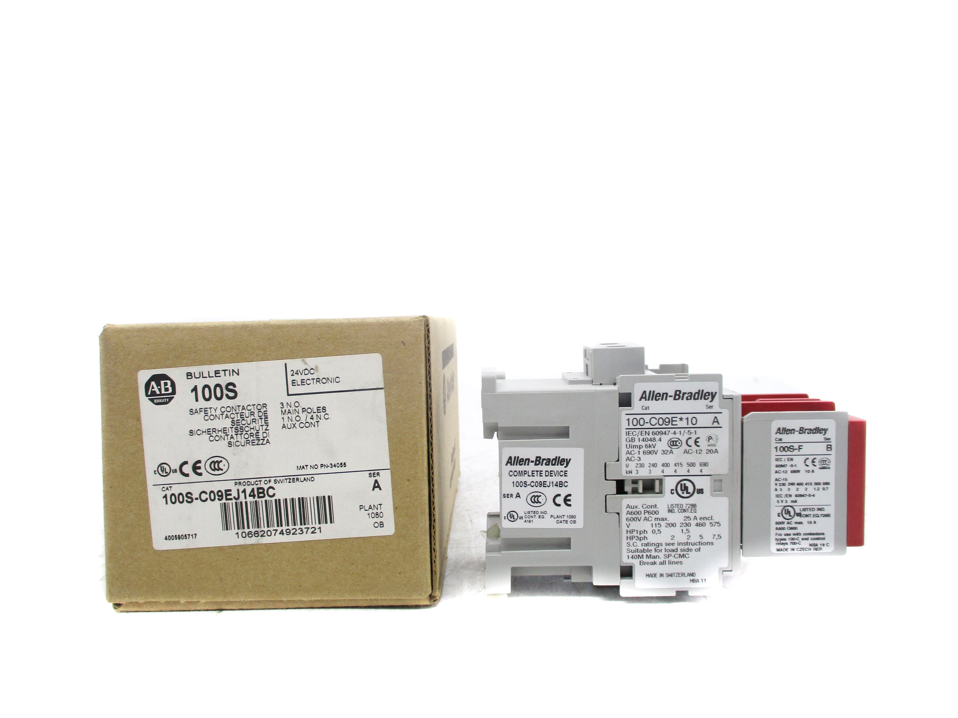 INDUSTRIAL SPARE PART 100S-C09EJ14BC SER. A 24VDC 32A (BR/WH) NSMP