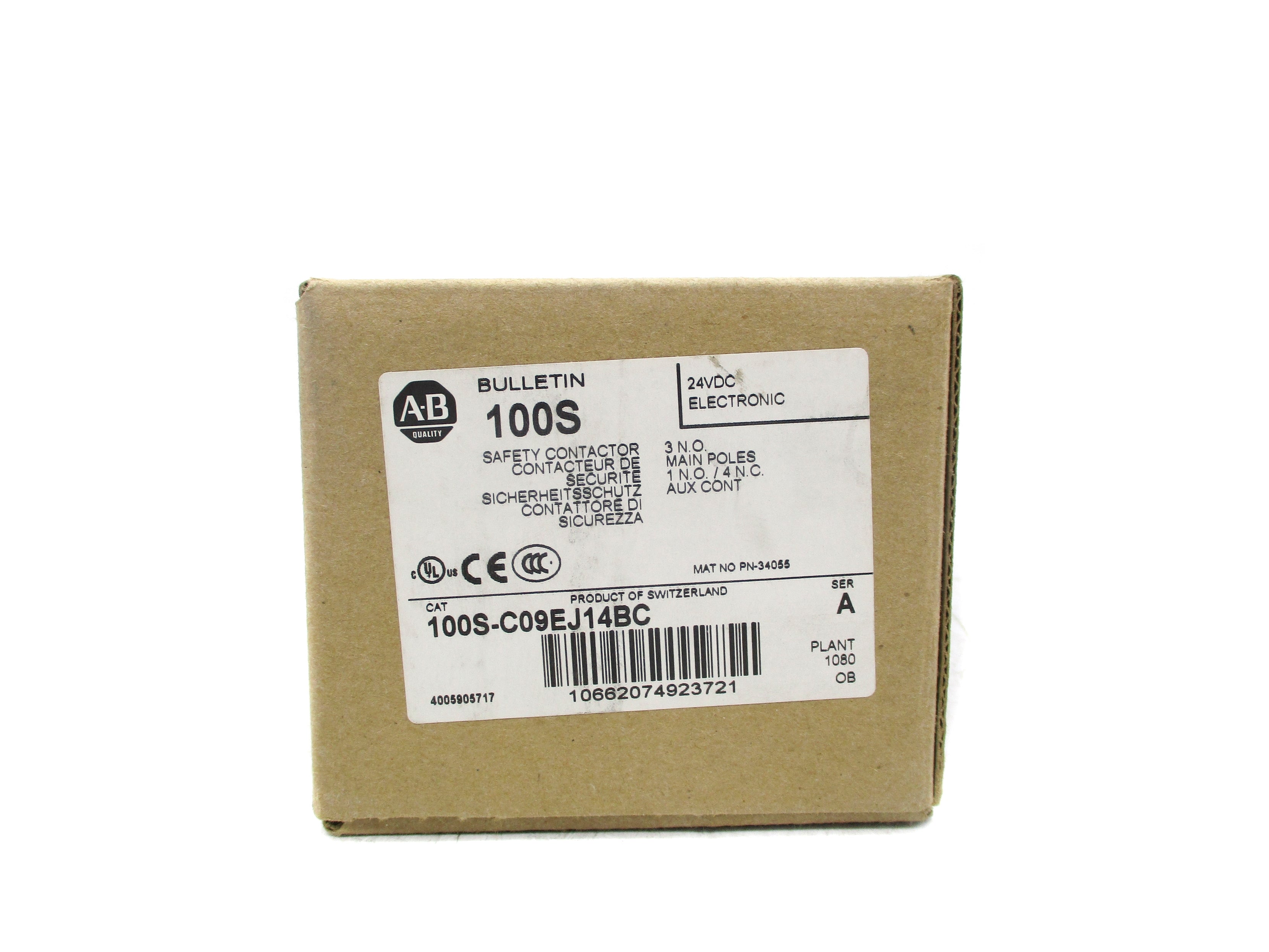 INDUSTRIAL SPARE PART 100S-C09EJ14BC SER. A 24VDC 32A (BR/WH) NSMP