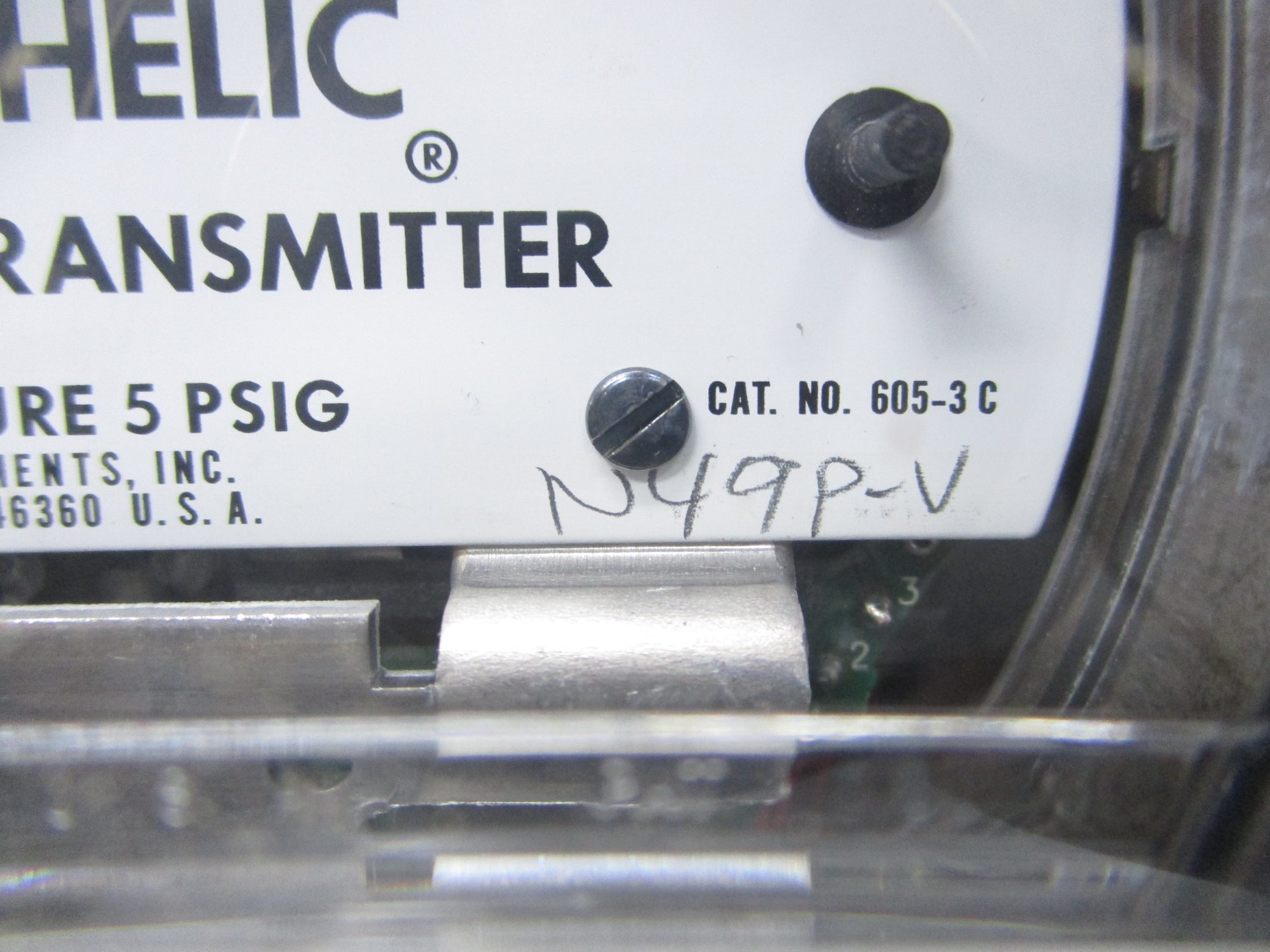 DWYER 605-3C 5PSI  0-3 NSNP