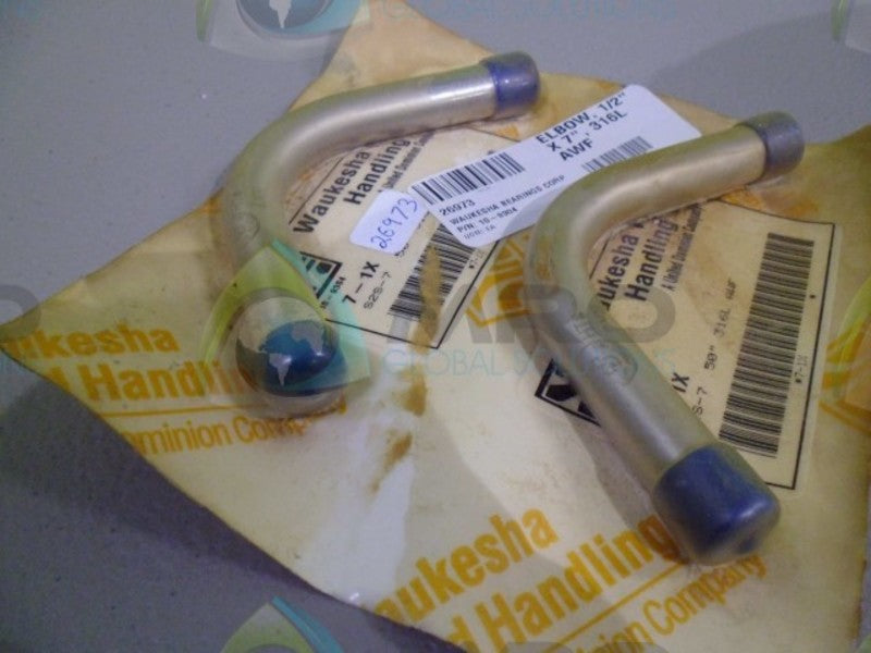 LOT OF 2 WAUKESHA 10-9304 1/2" ELBOW  * FACTORY SEAL *