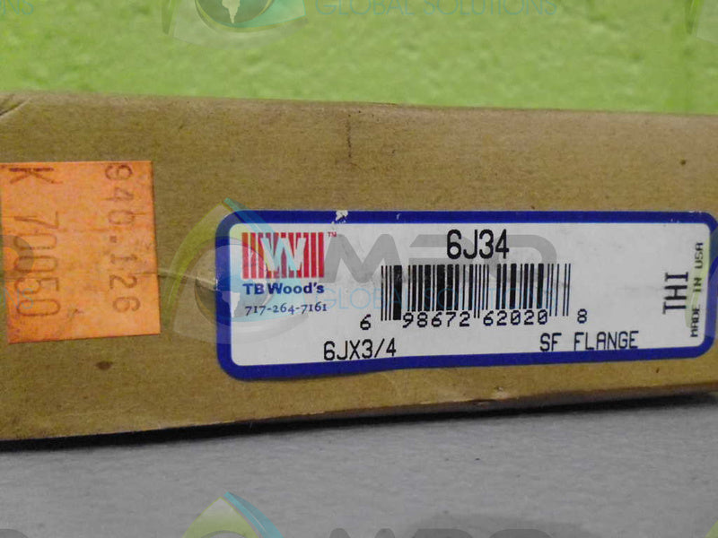 TB WOODS 6J34 COUPLING * FACTORY SEAL *