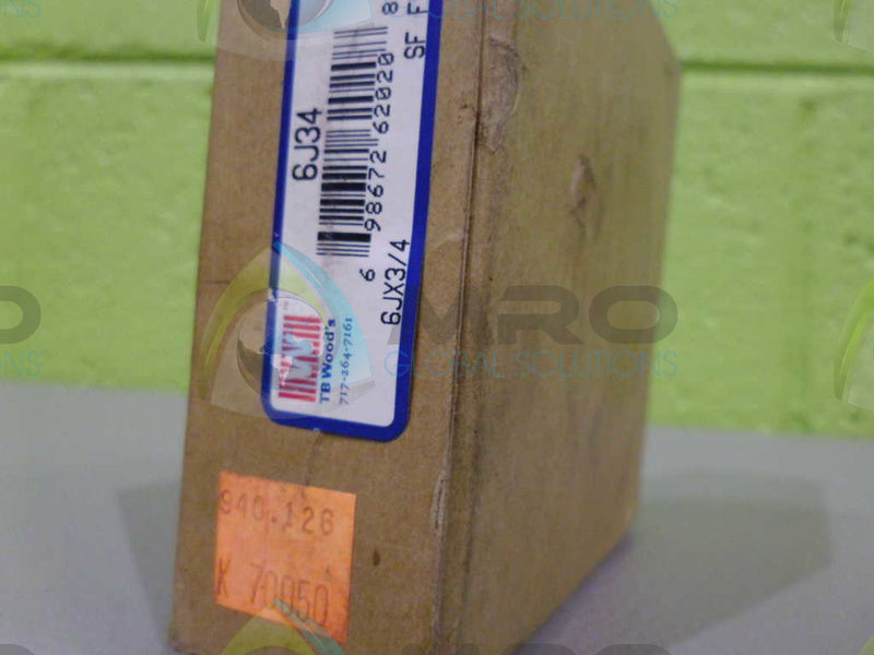 TB WOODS 6J34 COUPLING * FACTORY SEAL *