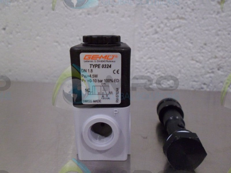 GEMCO 88318760 TYPE 0324 PLASTIC SOLID VALVE * NEW IN ORIGINAL BAG *