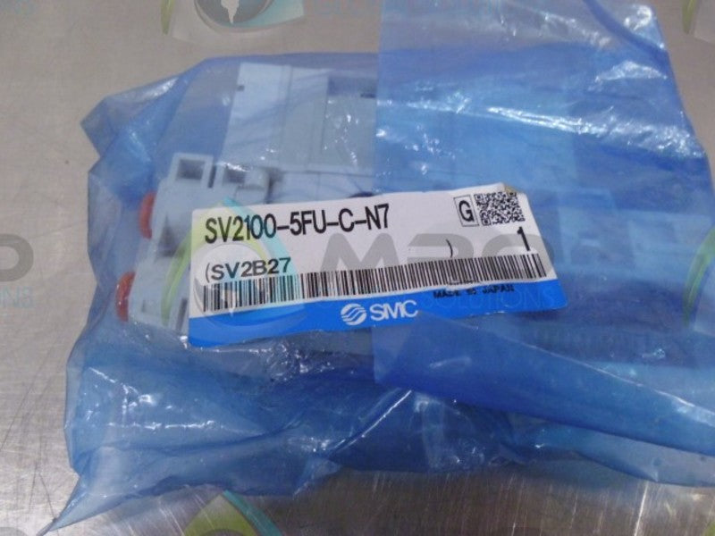 SMC SV2100-5FU-C-N7 VALVE, CASSETTE W/ MFLD BLOCK * NEW IN FACTORY BAG *